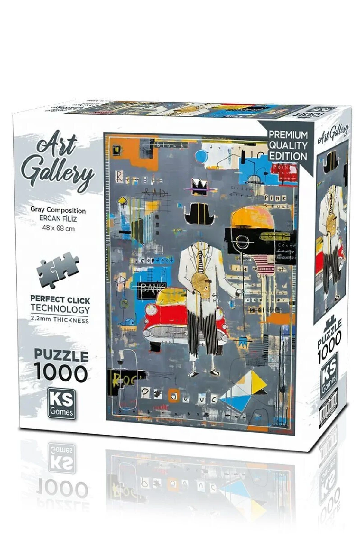 20684 PUZZLE 1000 Gray Composition