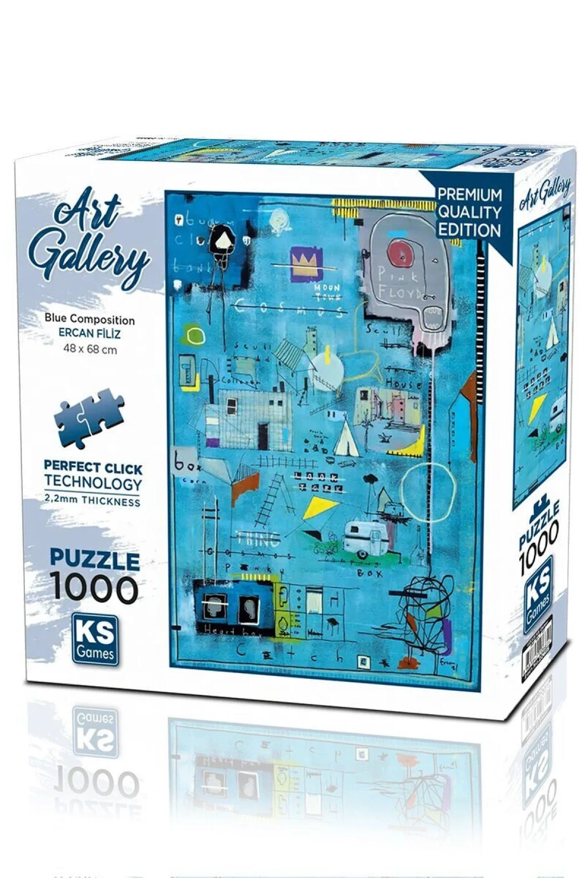 20685 PUZZLE 1000 Blue Composition
