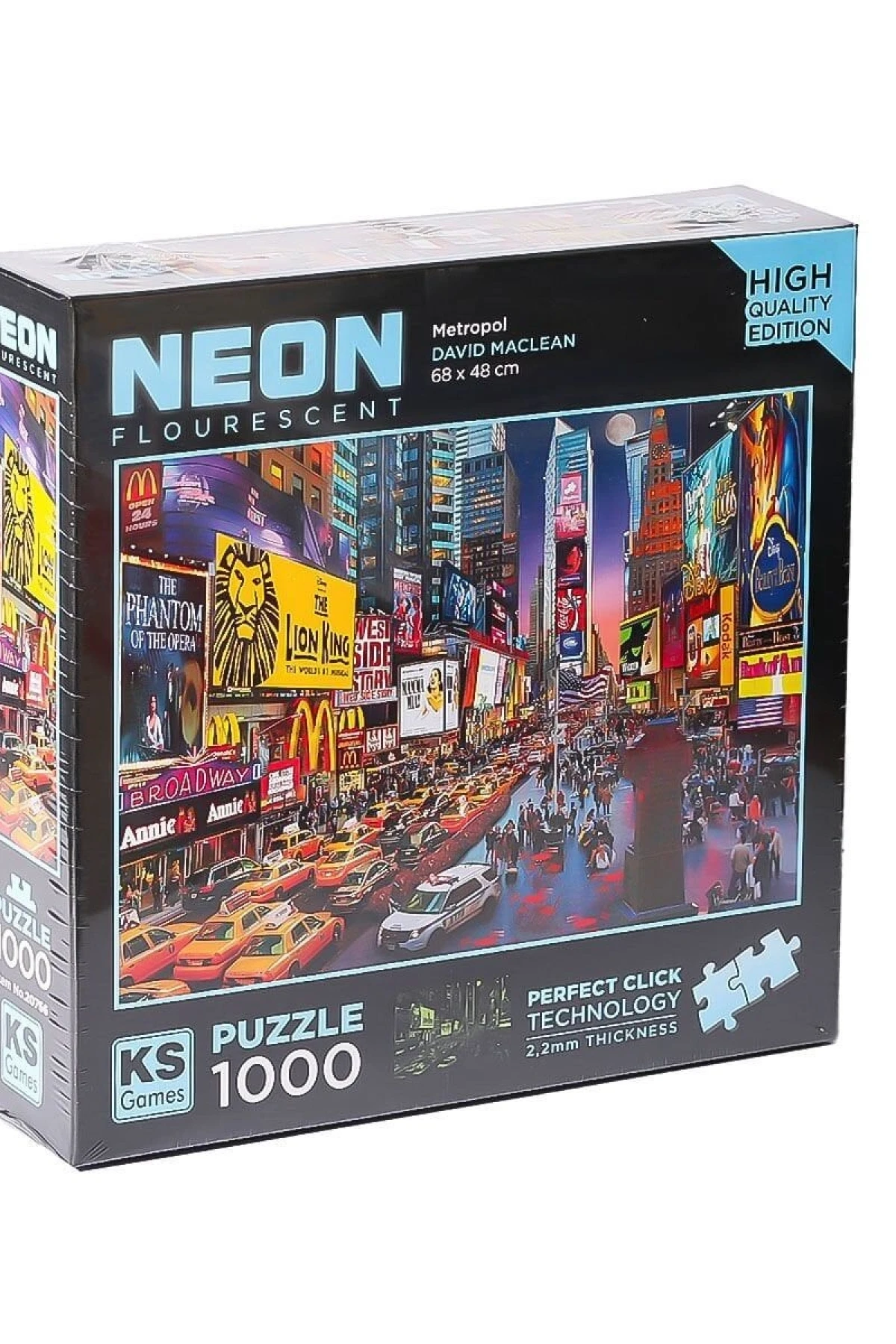 20766 Neon Metropol 1000 Parça Puzzle -KS Puzzle