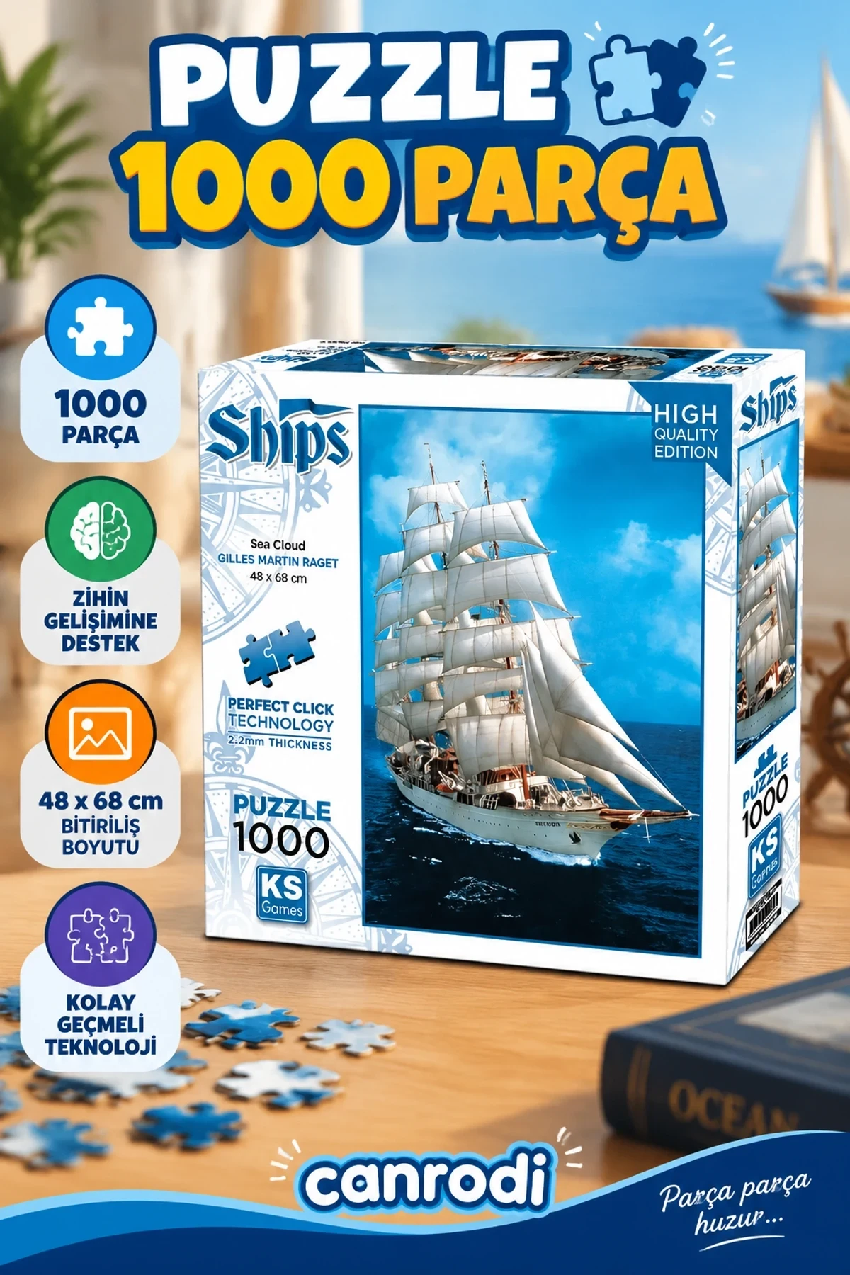 20774 PUZZLE 1000 SEA CLOUD