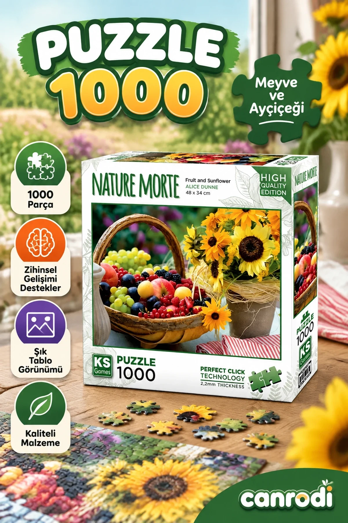 20775 PUZZLE 1000 FRUİT AND SUNFLOWER 12227