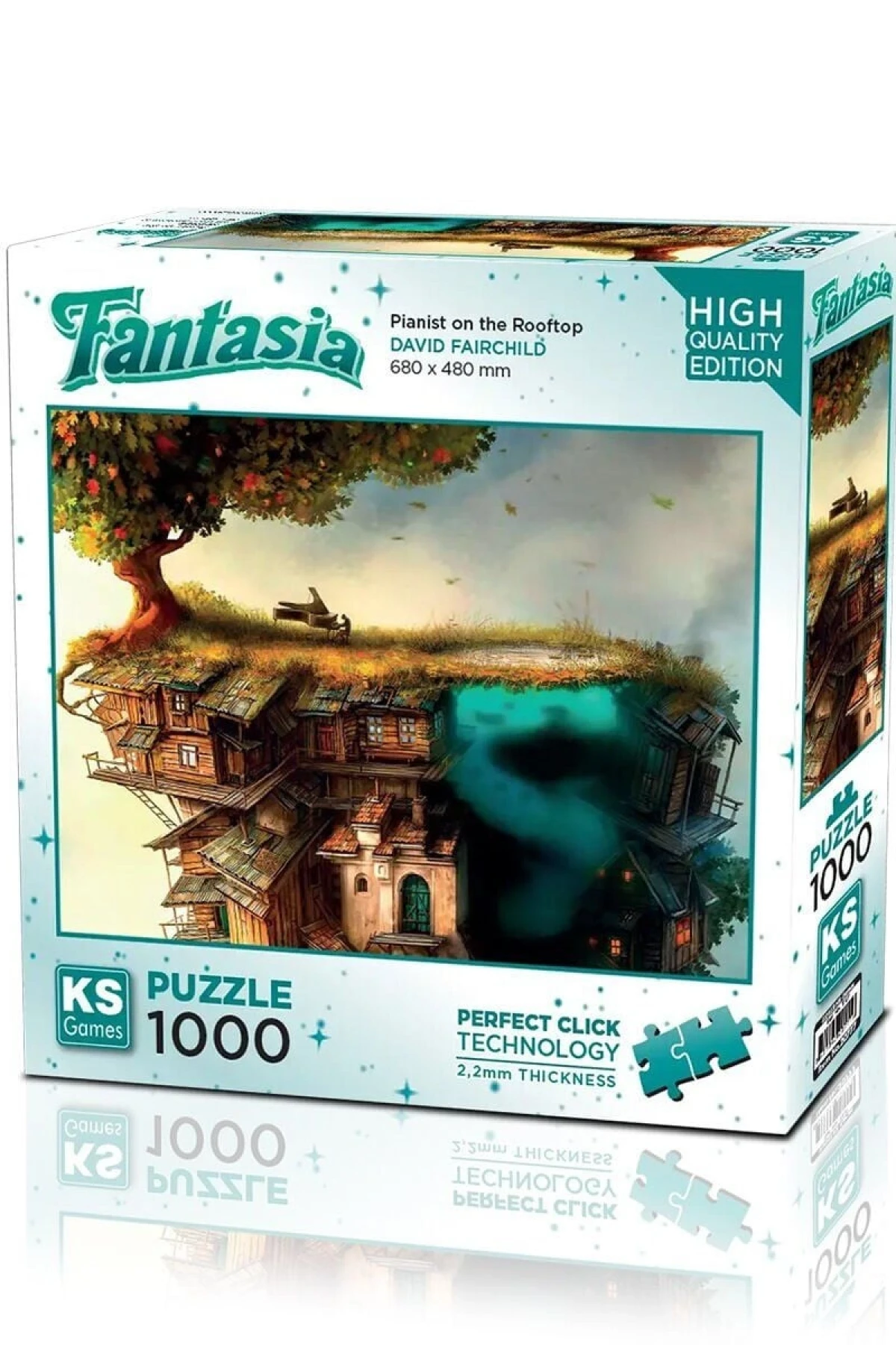 20777 PUZZLE 1000 PLANİST ON THE ROOFTOP