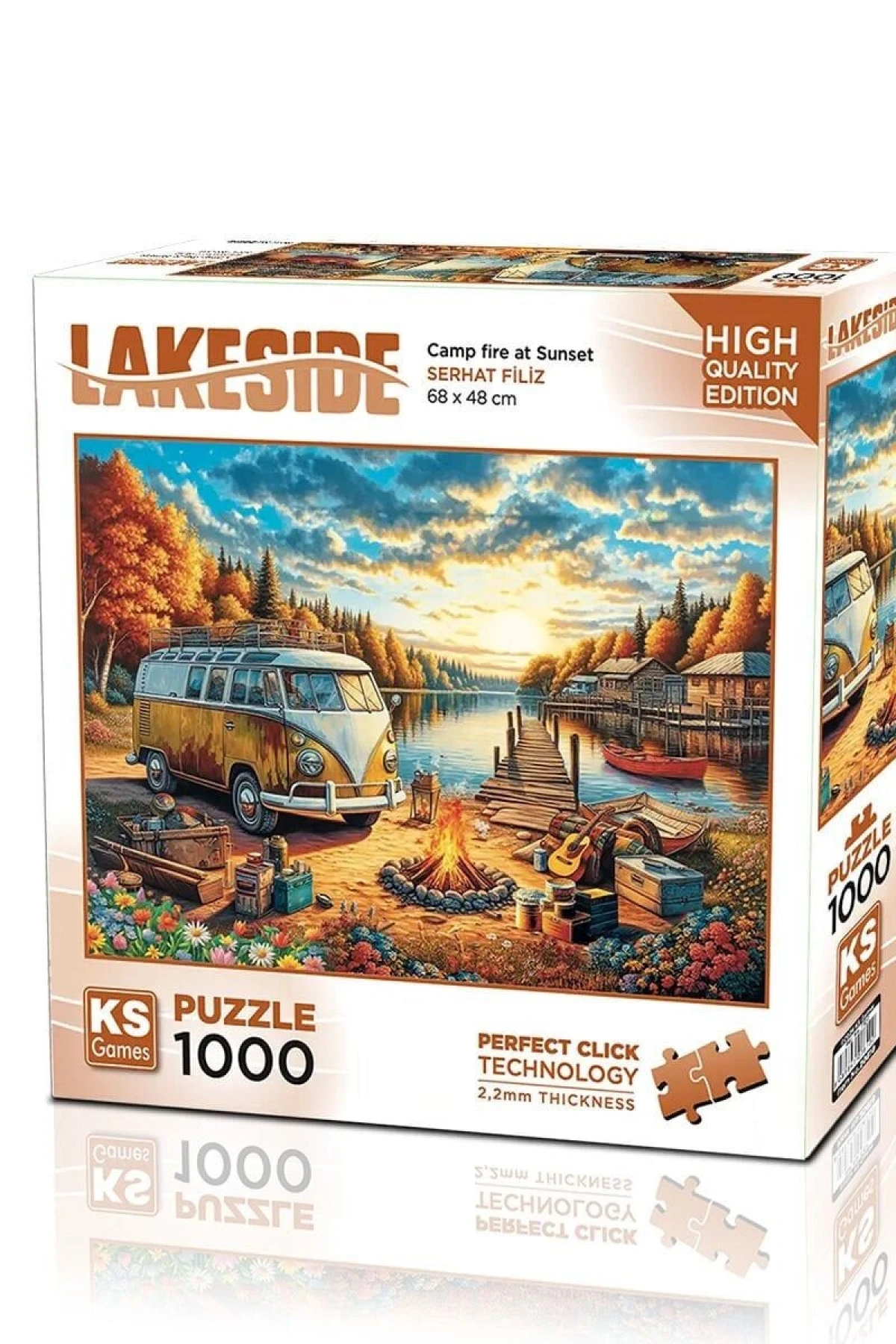 20810 PUZZLE 1000 VOS VOS CAMP FİRE ST SUNSET