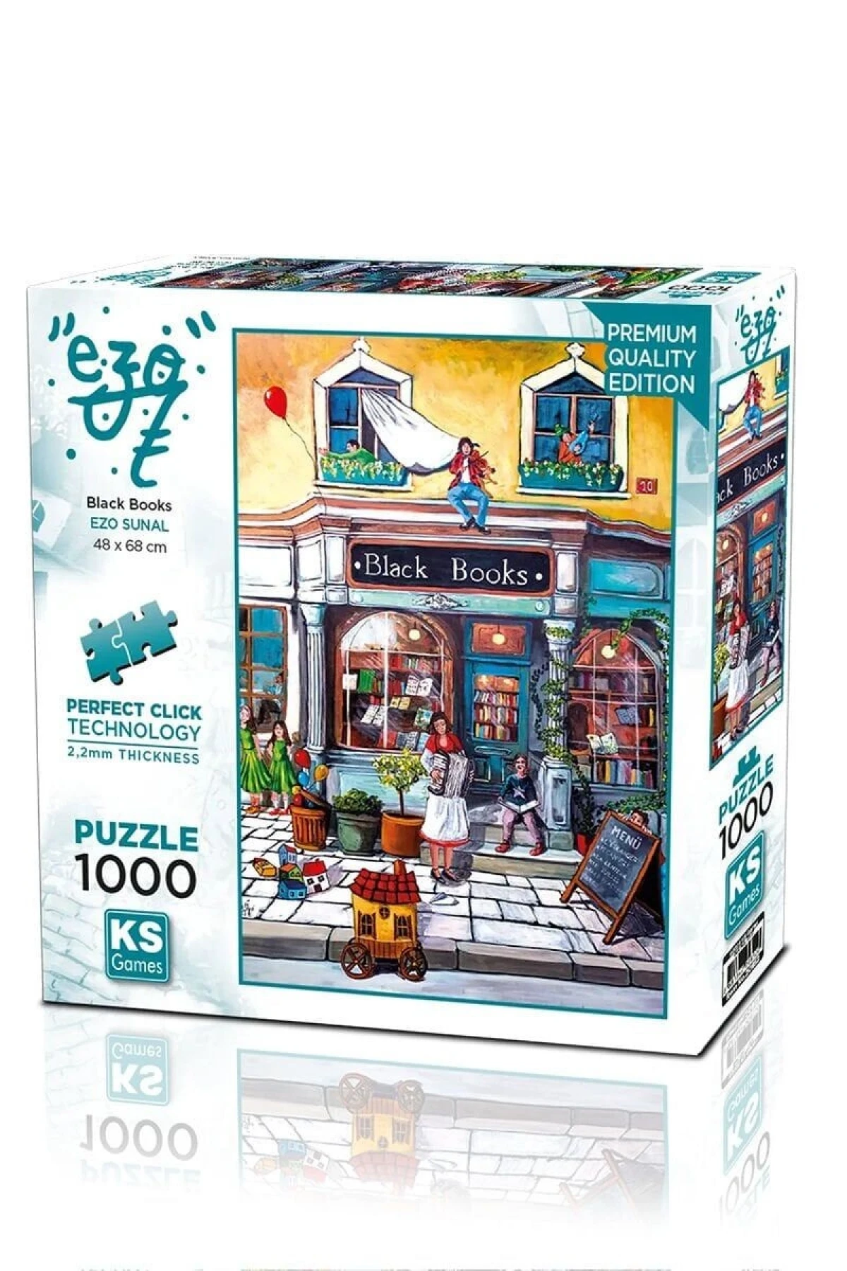 20852 PUZZLE 1000 BLACK BOOKS