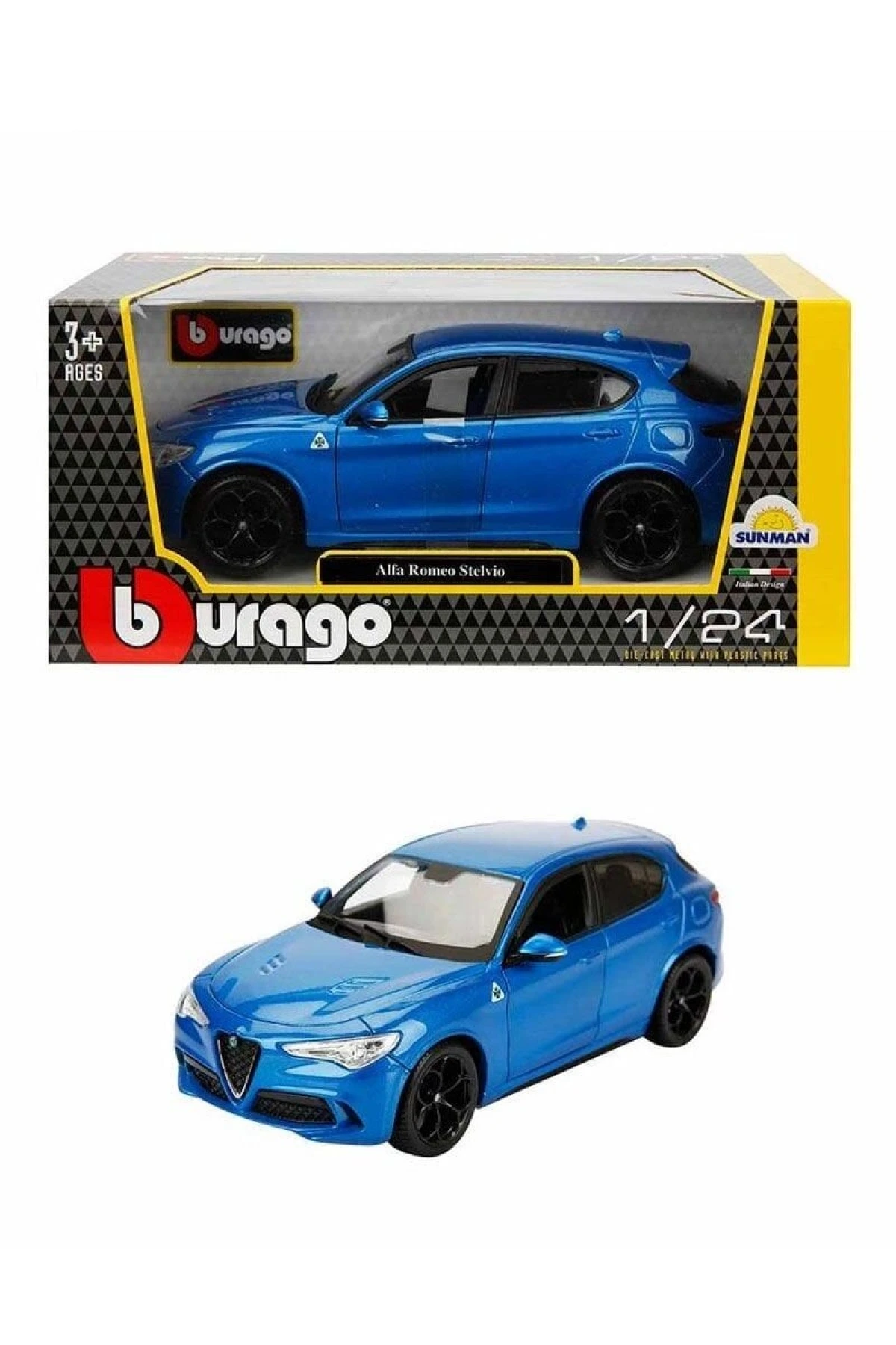 21086 1:24 Alfa Romeo Stelvio Model Araba -Sunman