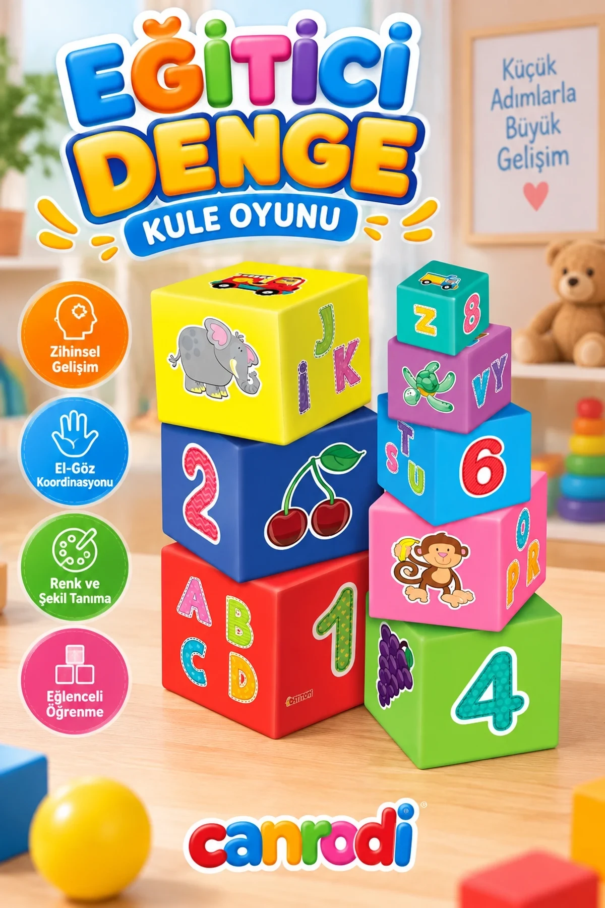 2137 EĞİTİCİ DENGE KULE OYUNU