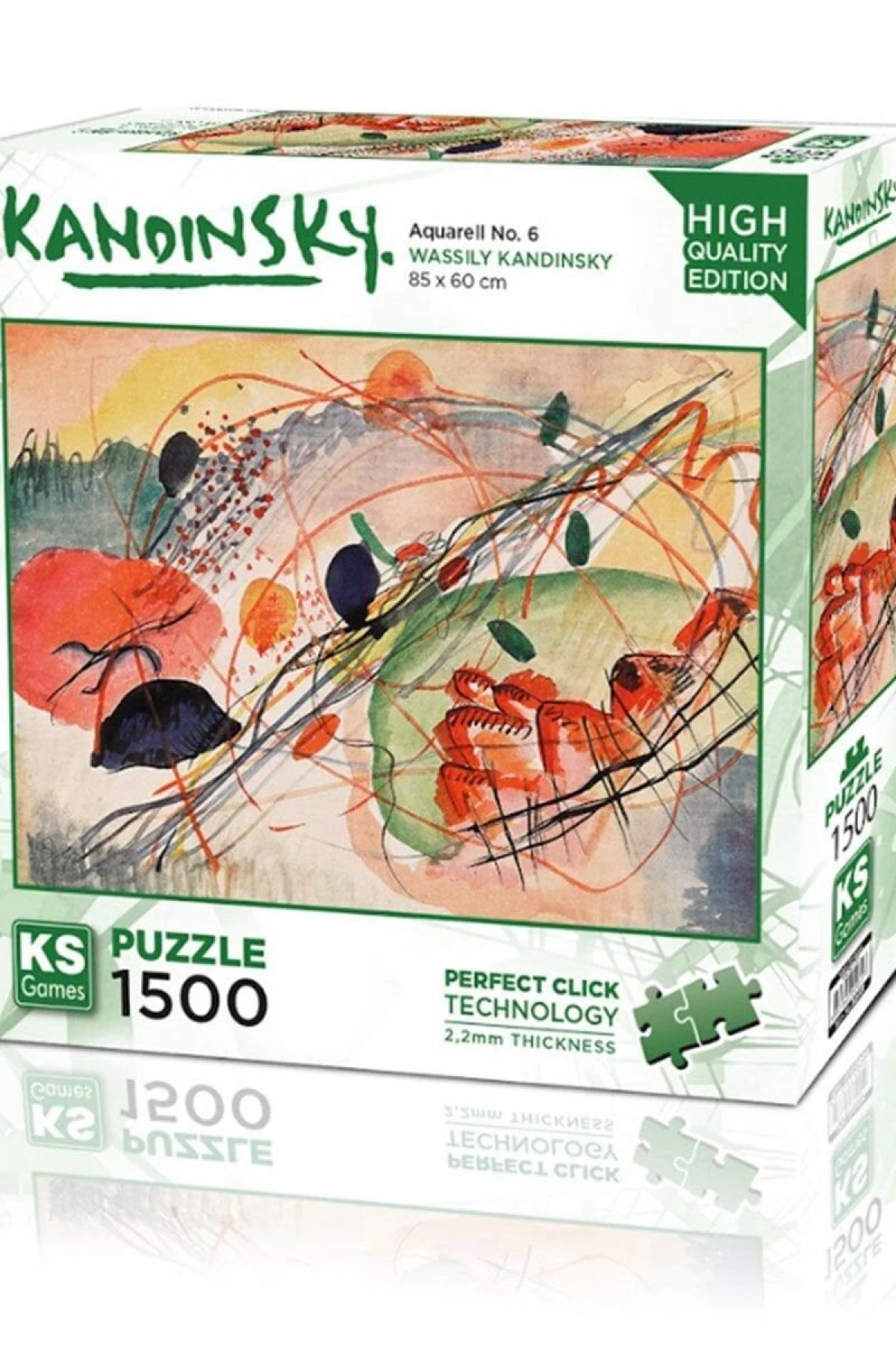 22031 Aquarell No:6 1500 Parça Puzzle -KS