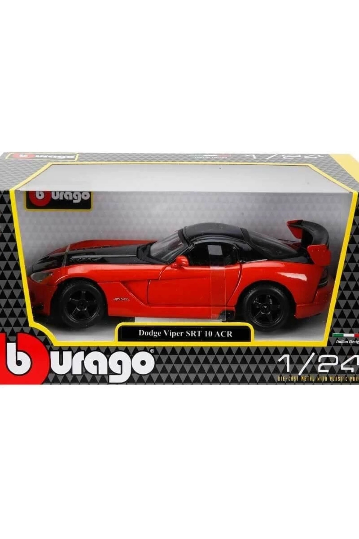 22114 Burago 1:24 Dodge Viper SRT 10 ACR Model Araba