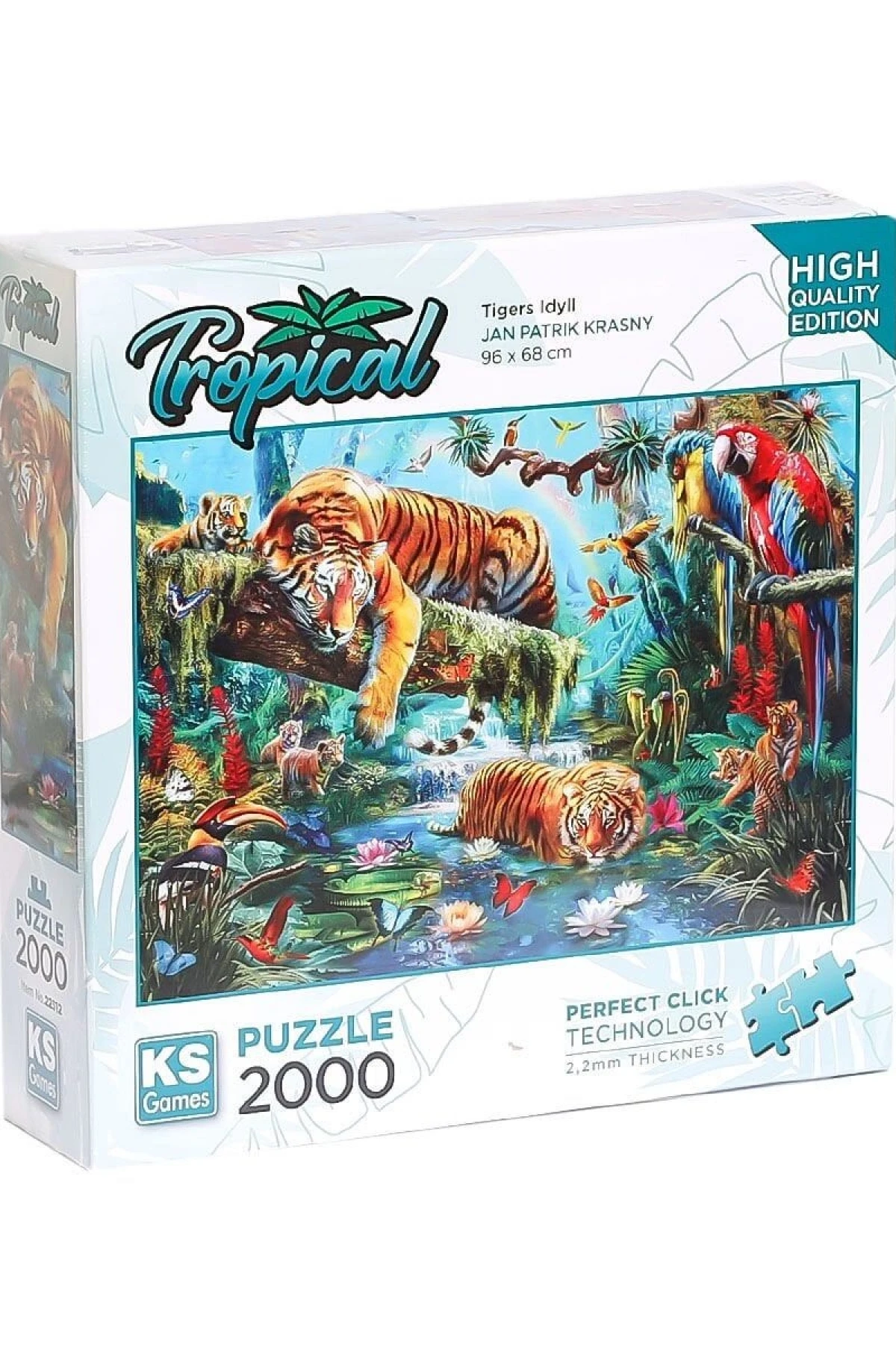 22512 Tiger Idyll 2000 Parça Puzzle -KS Puzzle