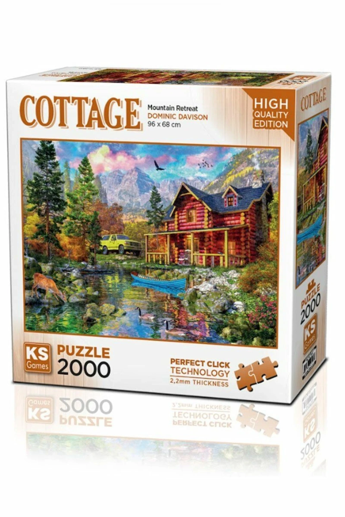 22513 Mountain Retreat 2000 Parça Puzzle -KS