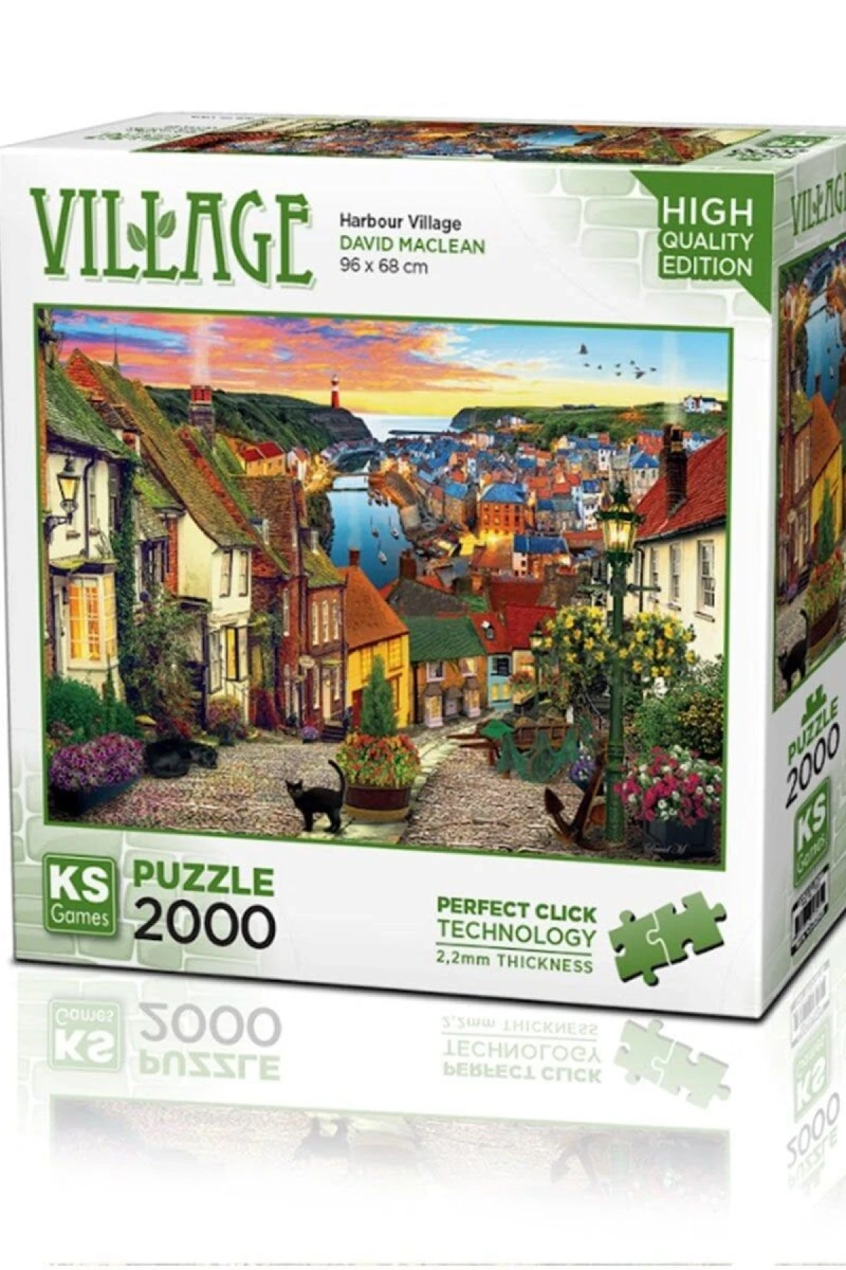 22525 Harbour Village 2000 Parça Puzzle -KS Puzzle