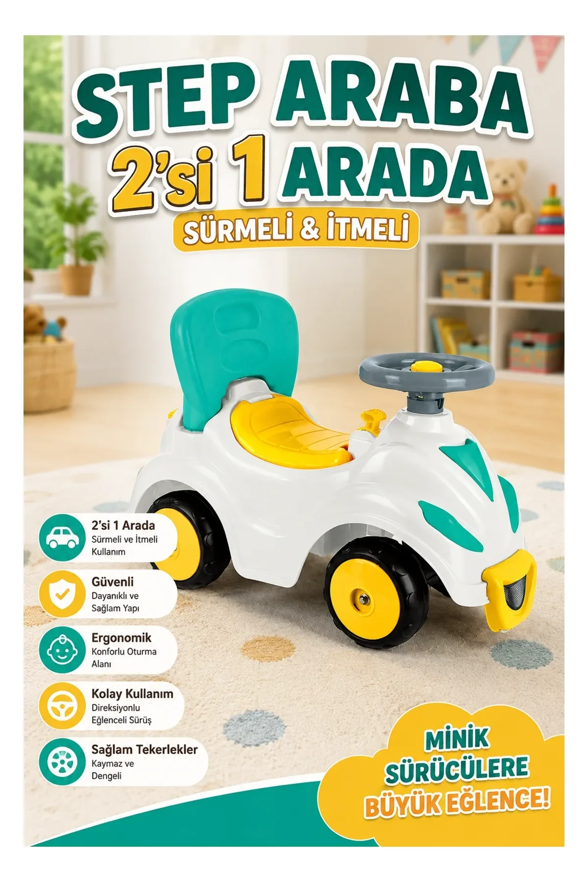 2630 STEP ARABA 2Sİ 1 ARADA KOLİ POSTER