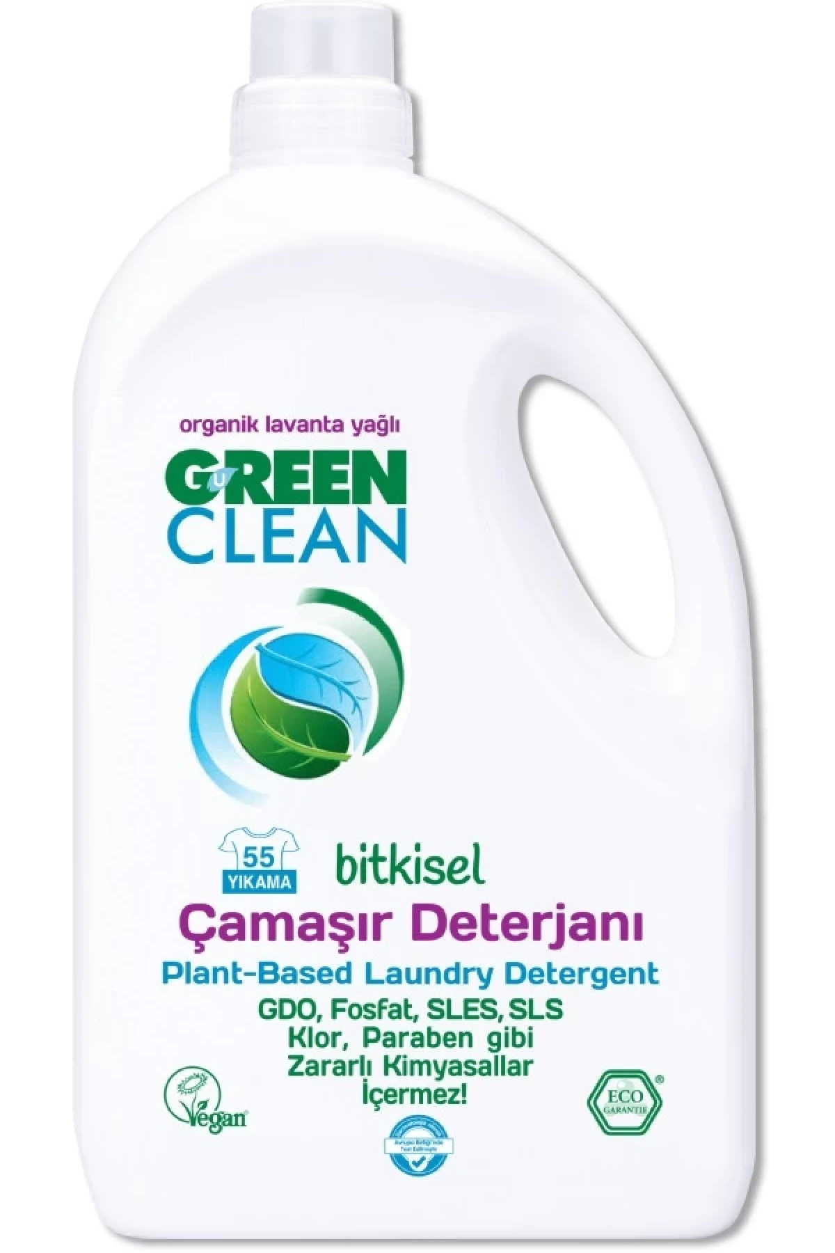 Green Clean Bitkisel Çamaşır Deterjanı 2750 Ml (55 Yıkama)
