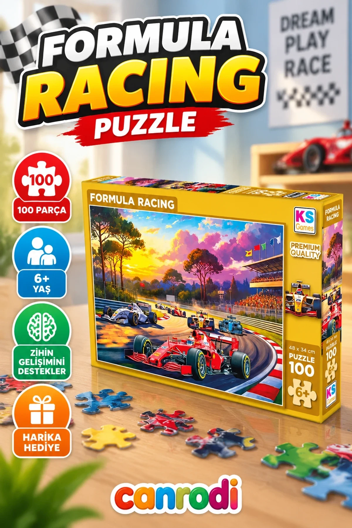 31505 FORMULA RACING 100 PARÇA PUZZLE