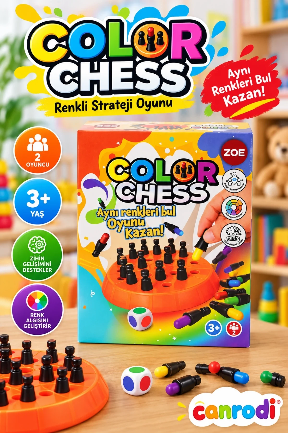 35019 ZOE COLOR CHESS