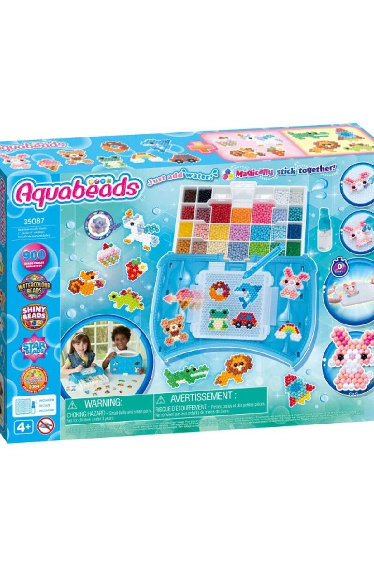35087 AquaBeads Çantalı Başlangıç Stüdyosu 900 parça +4 yaş