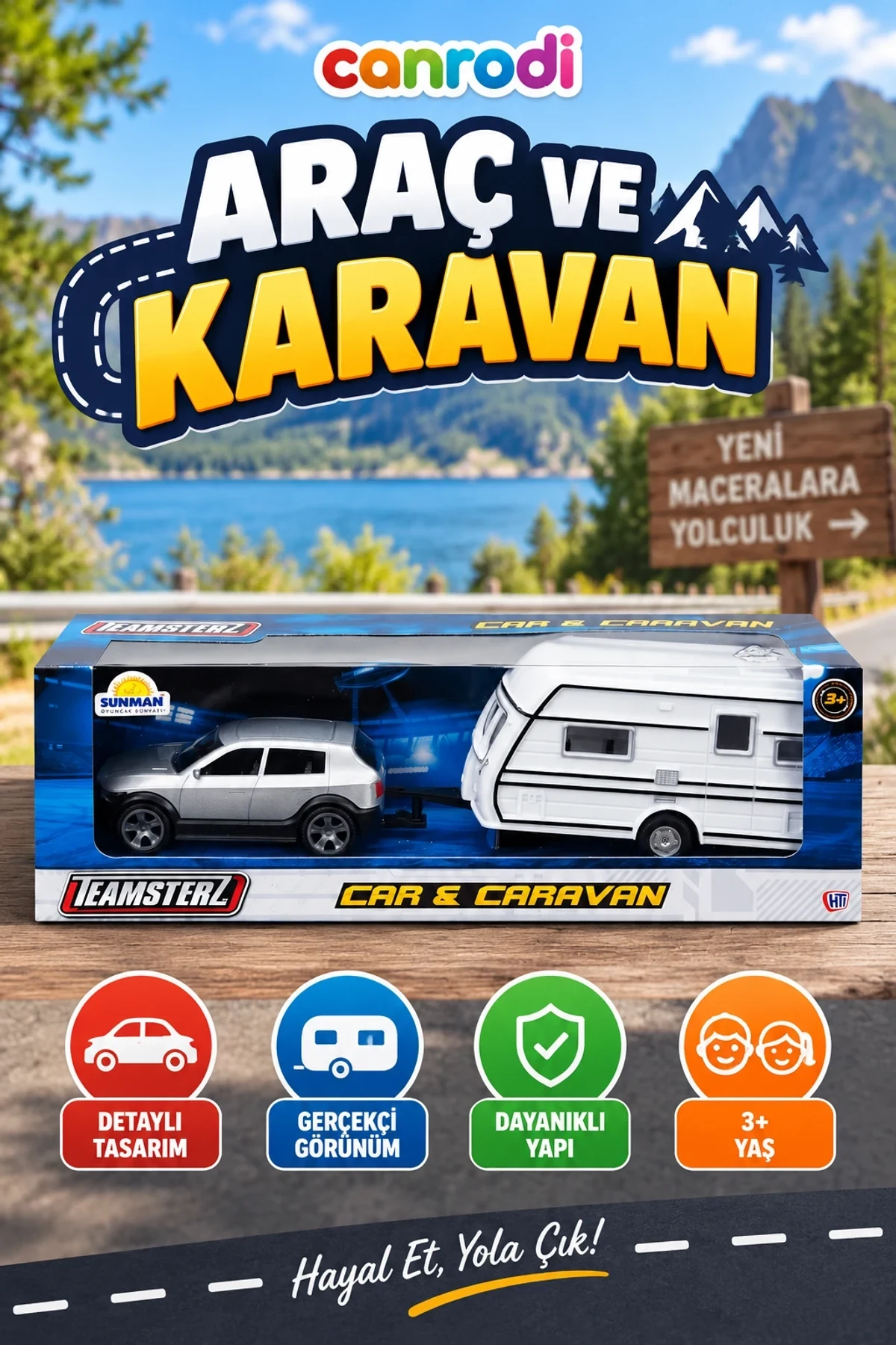 35981 Teamsterz Araç ve Karavan Seti -canrodi