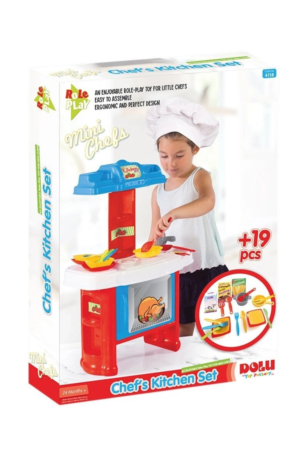 4118  Şefin Mutfak Seti -Dolu