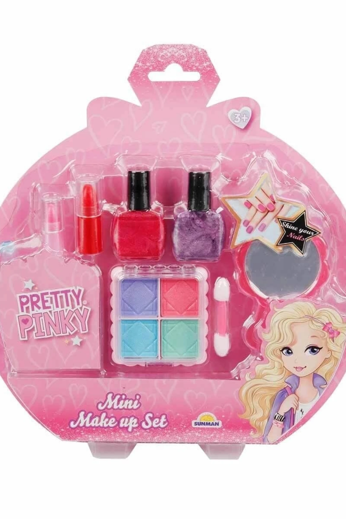 4277 Pretty Pinky Mini Makyaj Seti -Sunman