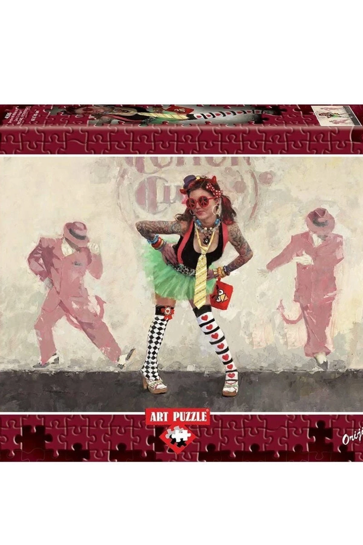 4355 Art Puzzle Şeytan Mı? Melek Mi? 1000 Parça Puzzle