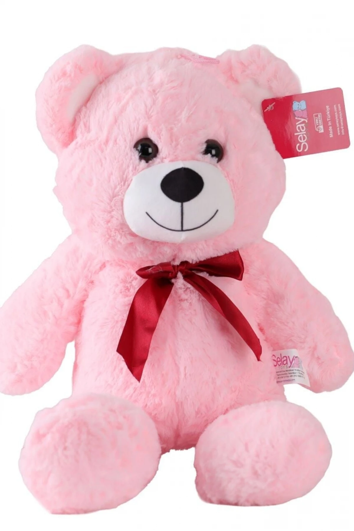 4564P SALAŞ  AYI 46 CM-PEMBE