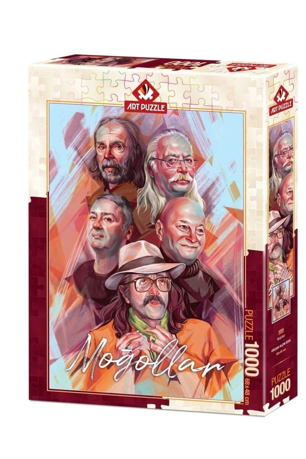 4585 Art Puzzle Moğollar 1000 Parça Puzzle