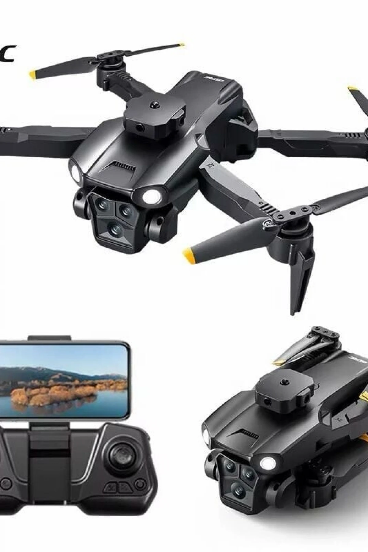 4D-V52 ÇİFT KAMERALI ENGEL SENSÖRLÜ TAŞIMA ÇANTALI KAMERALI DRON