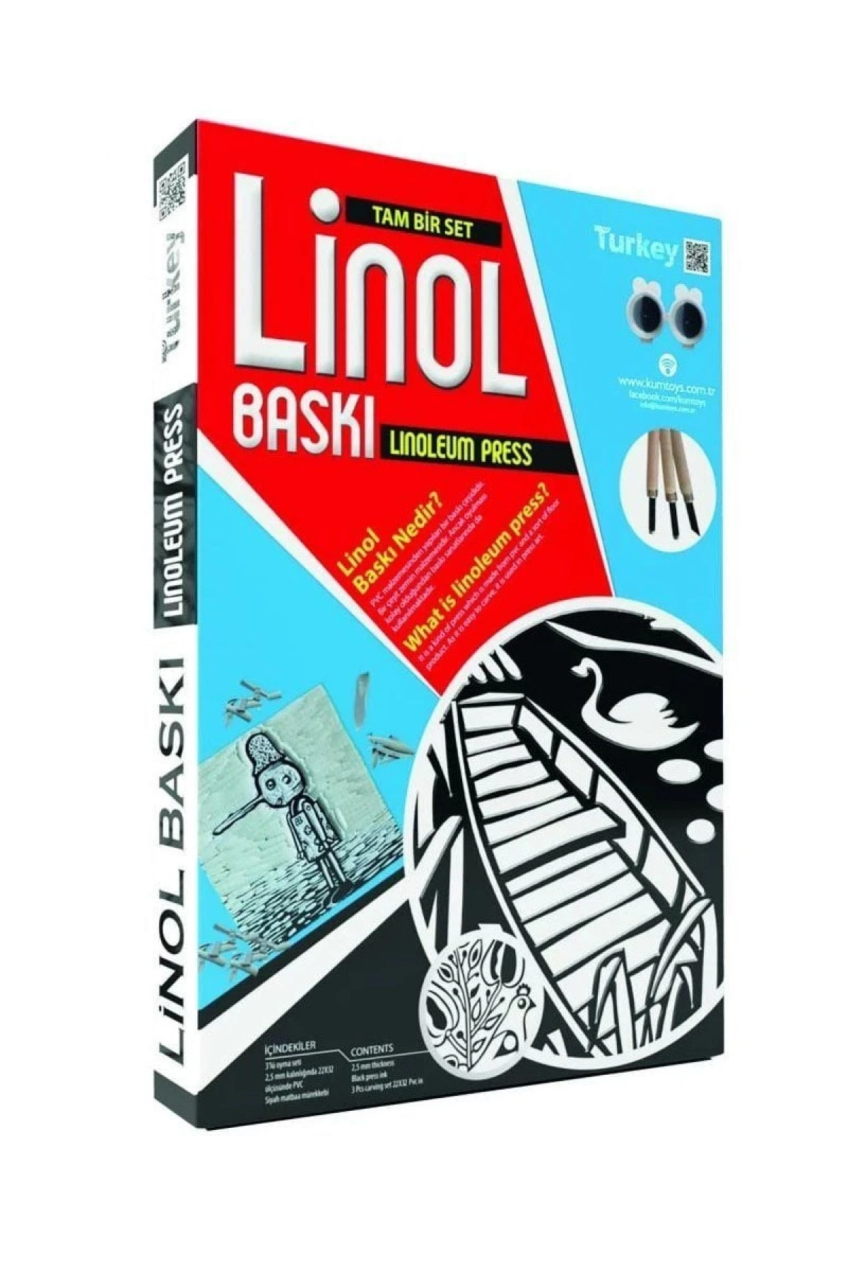 5004 Linol Baskı Seti -Kumtoys