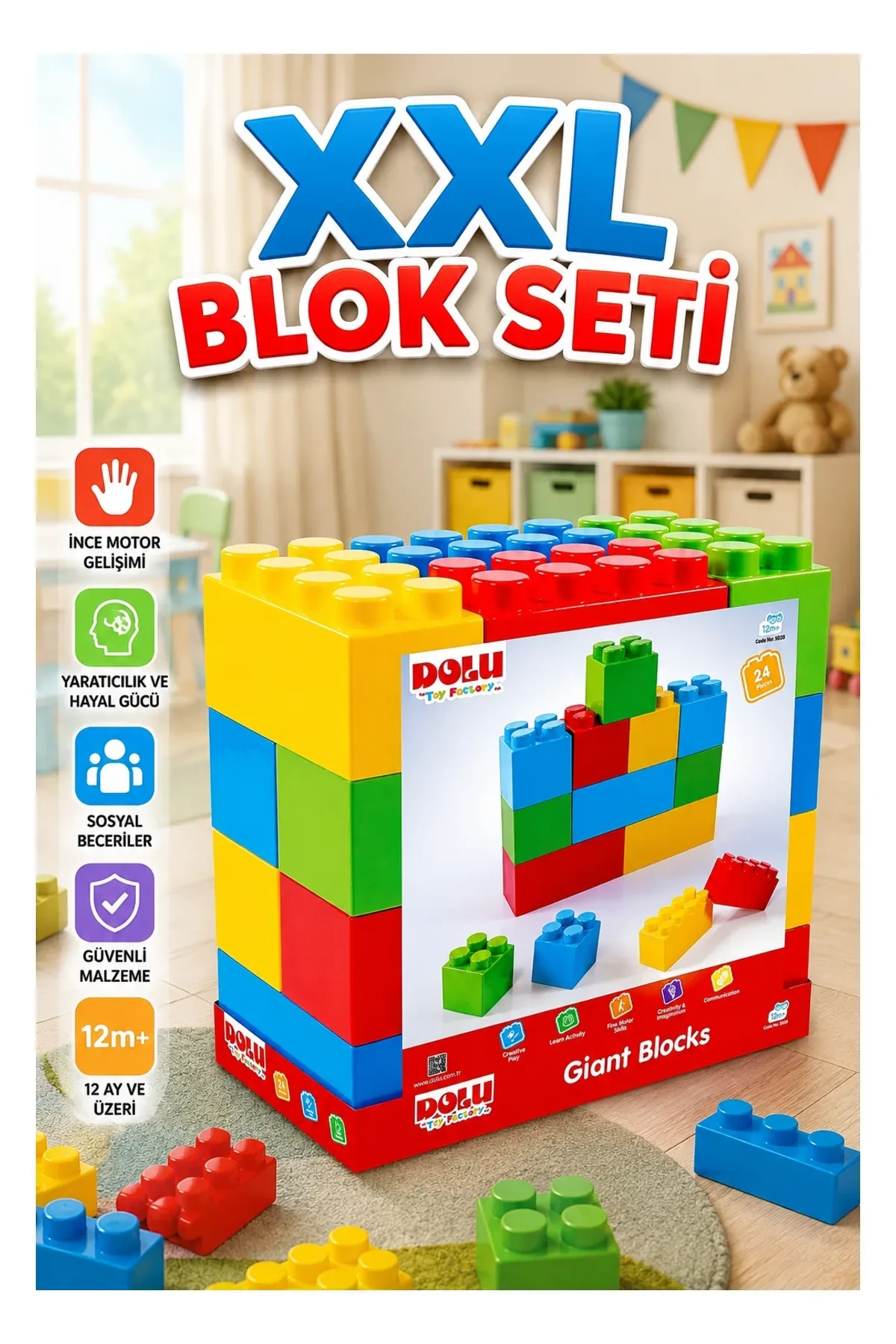 5038 Oyuncak XXL Blok Seti