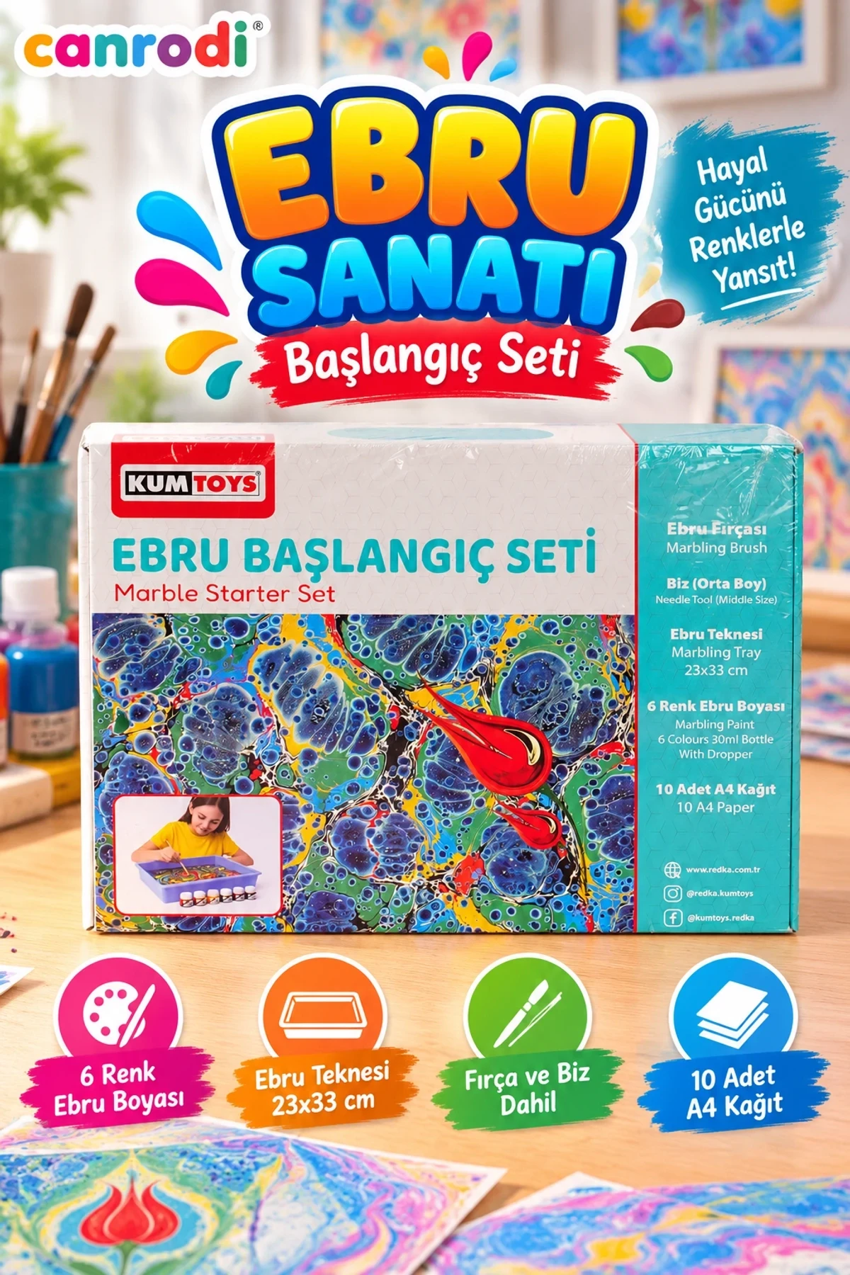 5106 Ebru Sanatı Başlangıç Seti