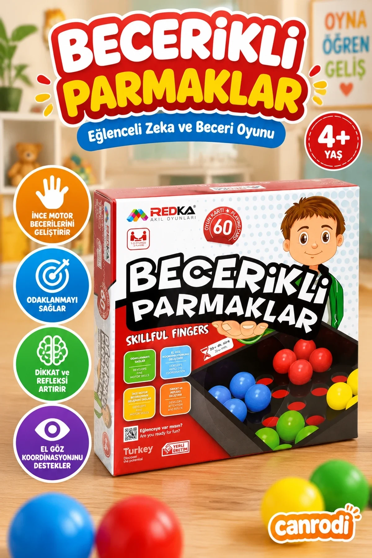 5439 Redka Becerikli Parmaklar