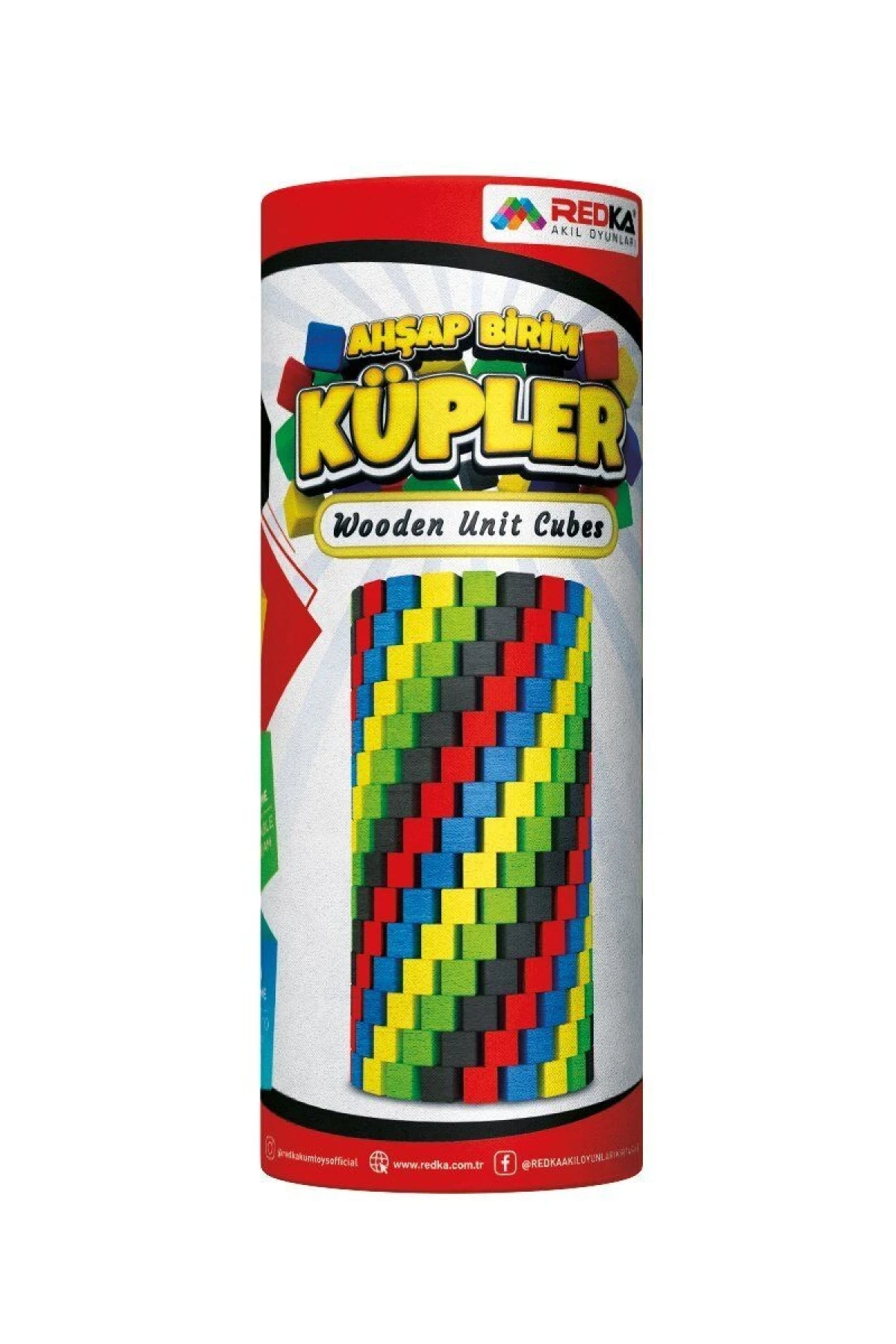 5459 Ahşap Birim Küpler