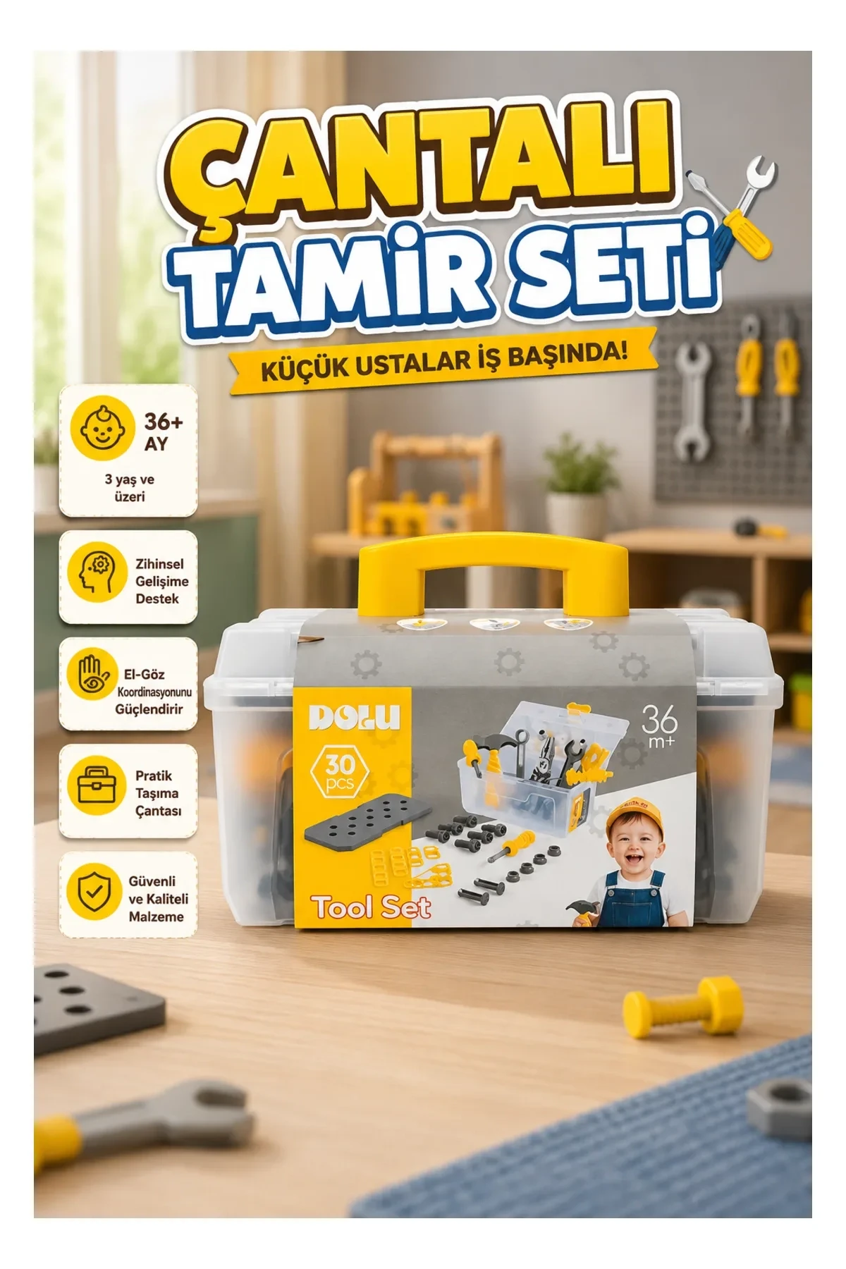 6143 OYUNCAK ÇANTALI TAMİR SETİ