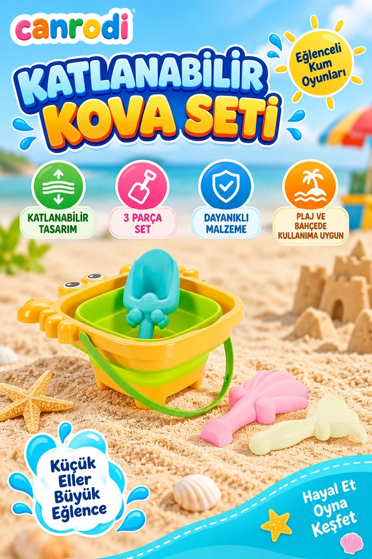 6371 SUN-RST-KOVA SET KATLANABİLİR 4A.KUTU