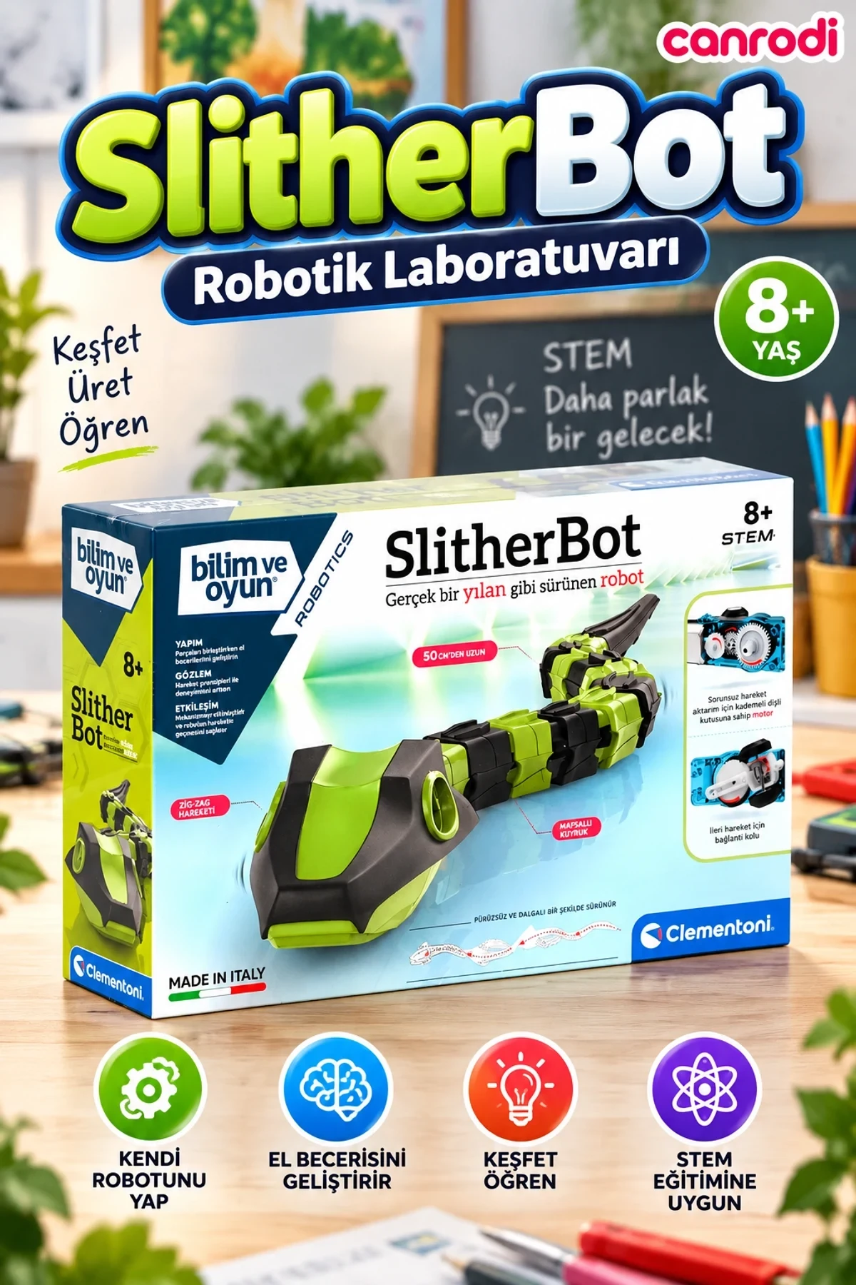 64467 Slitherbot - Robotik Laboratuvarı +8 yaş