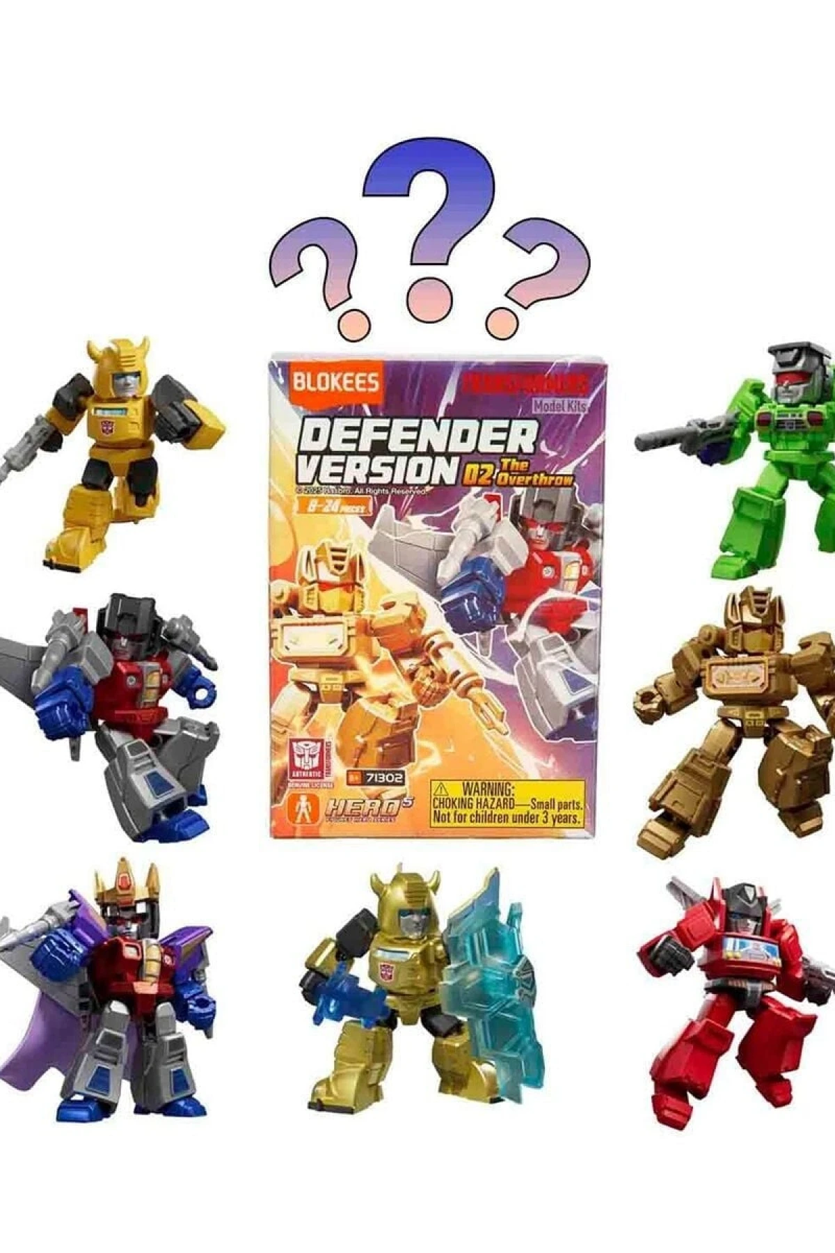71302 SUN-BLO-FİGÜR TRANSFORMERS DEFENDER VERSİYON 02 TRNS 12D