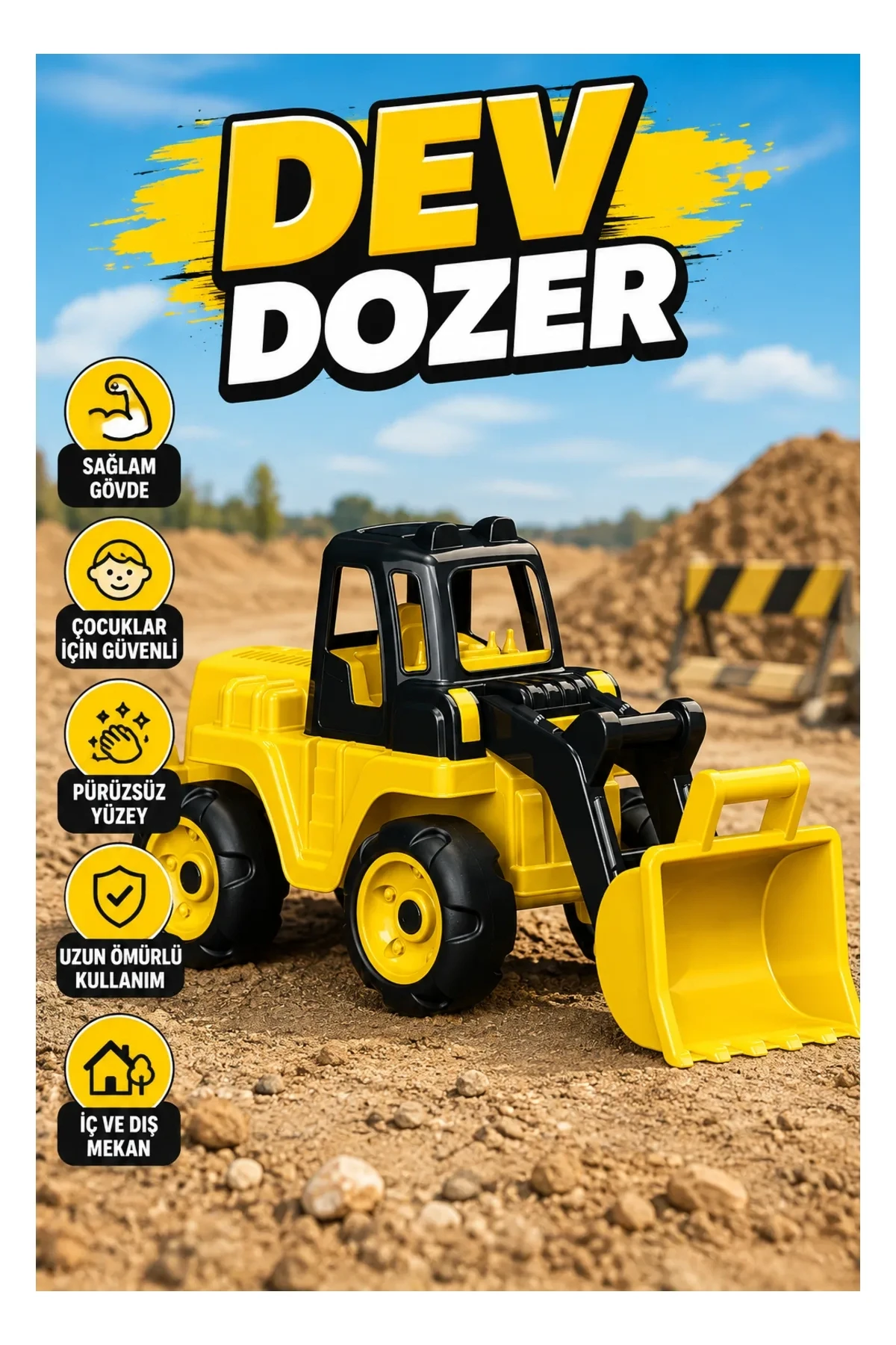 7134 Dev Dozer -Dolu Oyuncak