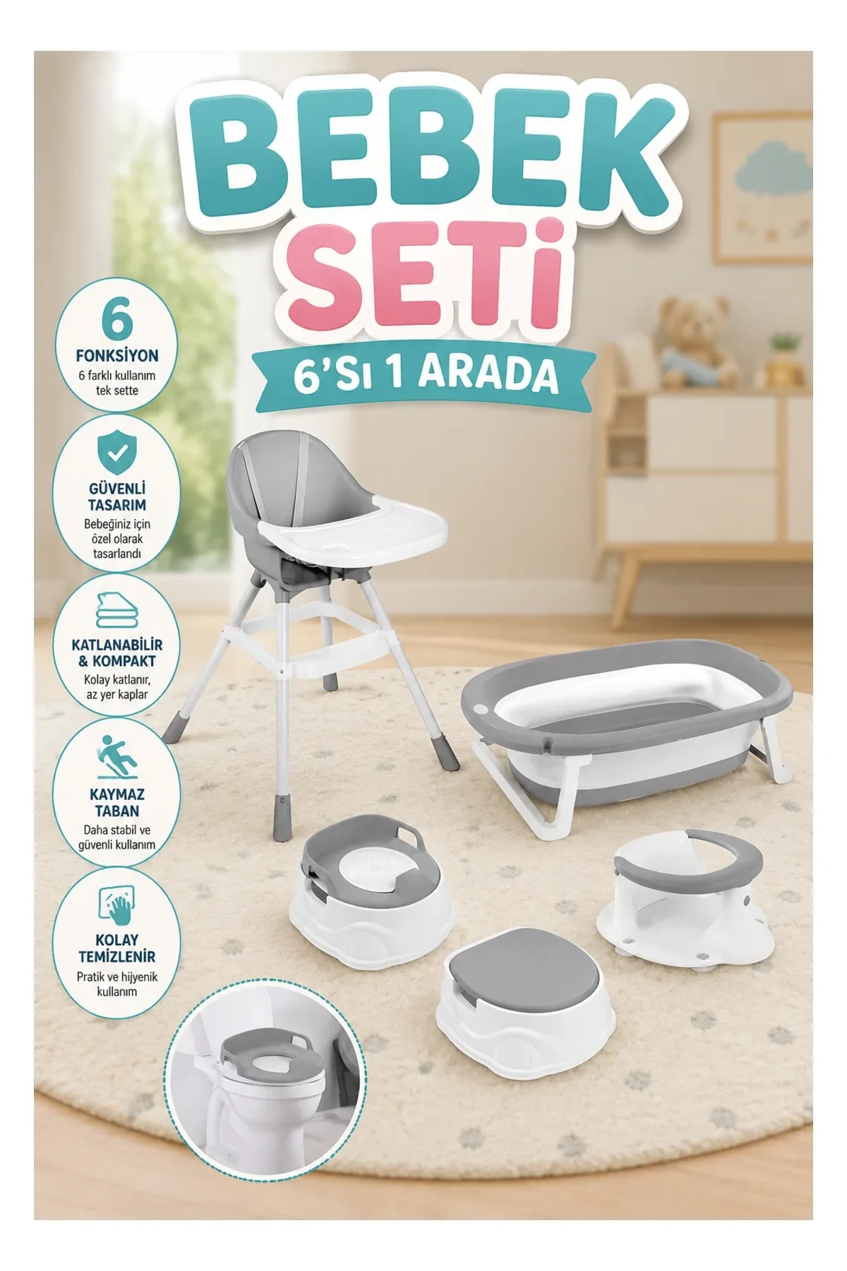 7560 BEBEK SETİ 6 IN 1