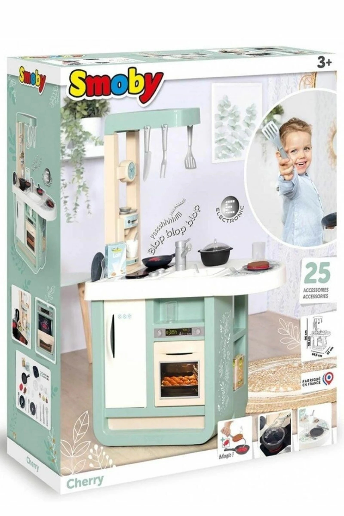 7600310914 Smoby Cherry Kitchen Mutfak Oyun Seti