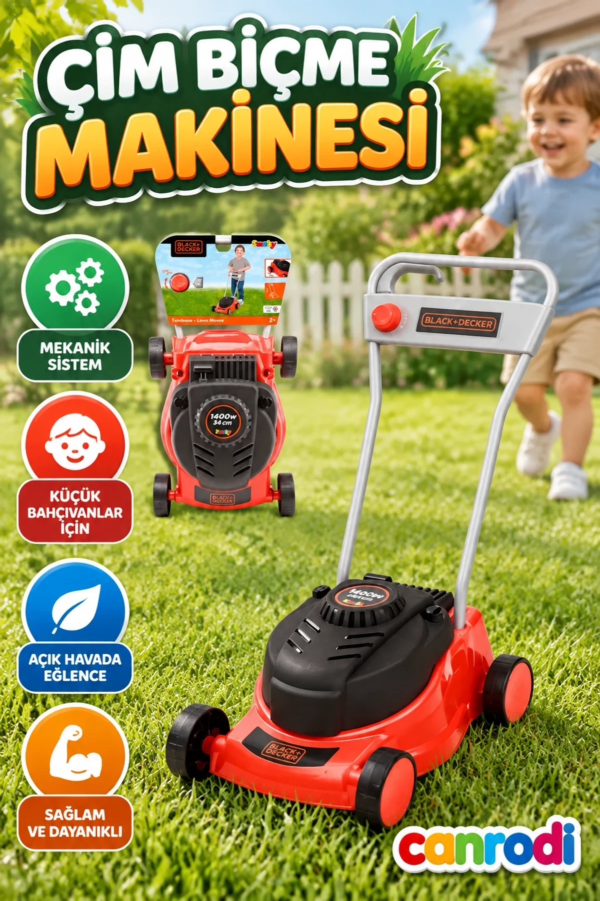 7600360159 B+D MECHANICAL LAWN MOWERMechanical lawnmower with mechanical butt