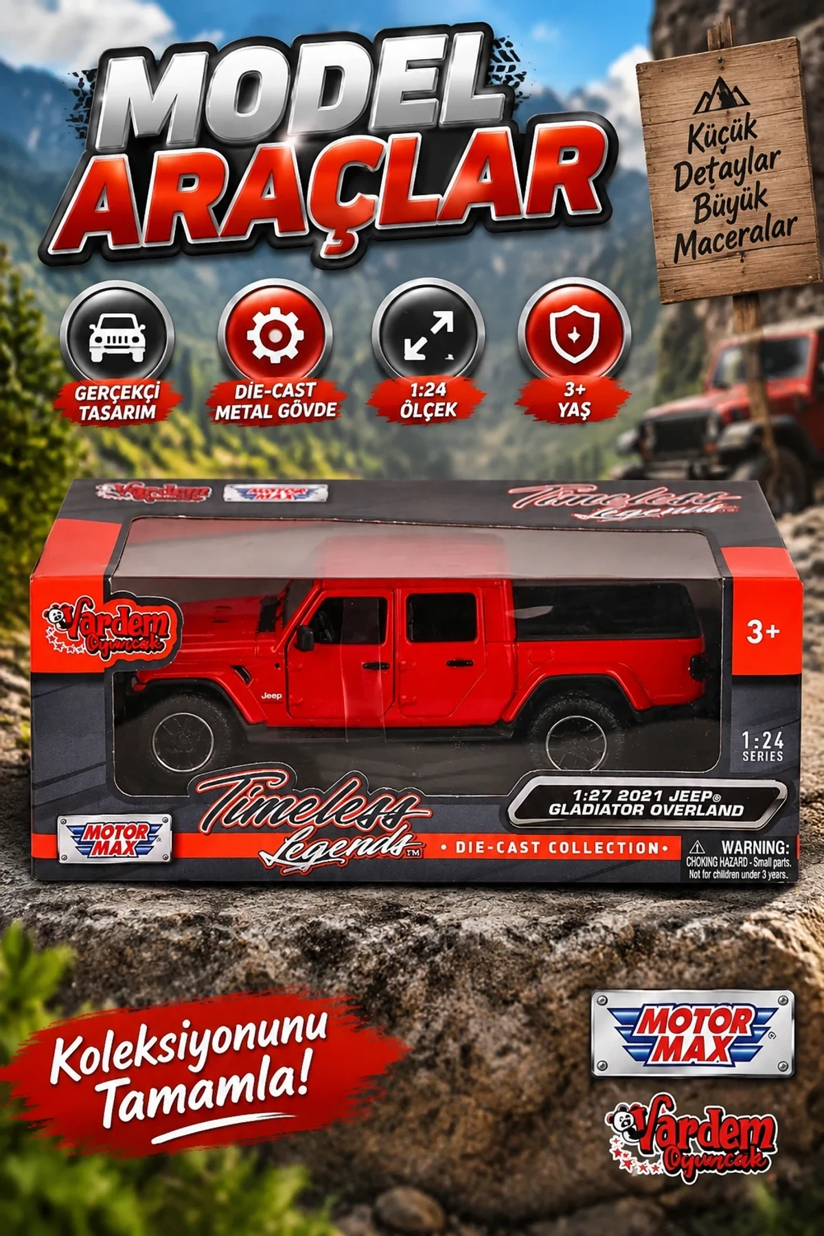 79361-79363-65-67-70  Model Araçlar 1:24 -Vardem