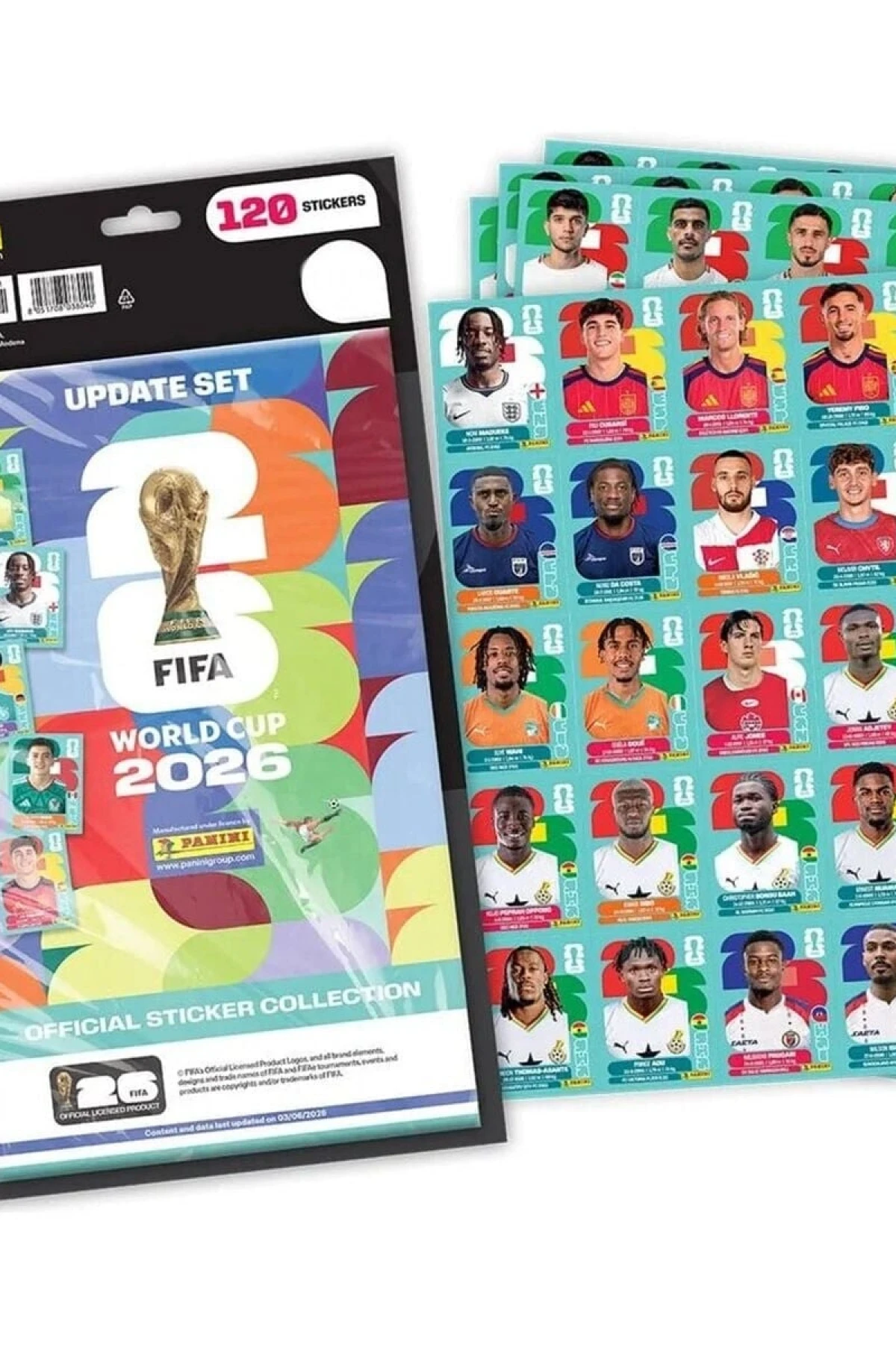 8040 FİFA WORLD CUP 2026 UPDATE SET STİCKER CALLECTİON