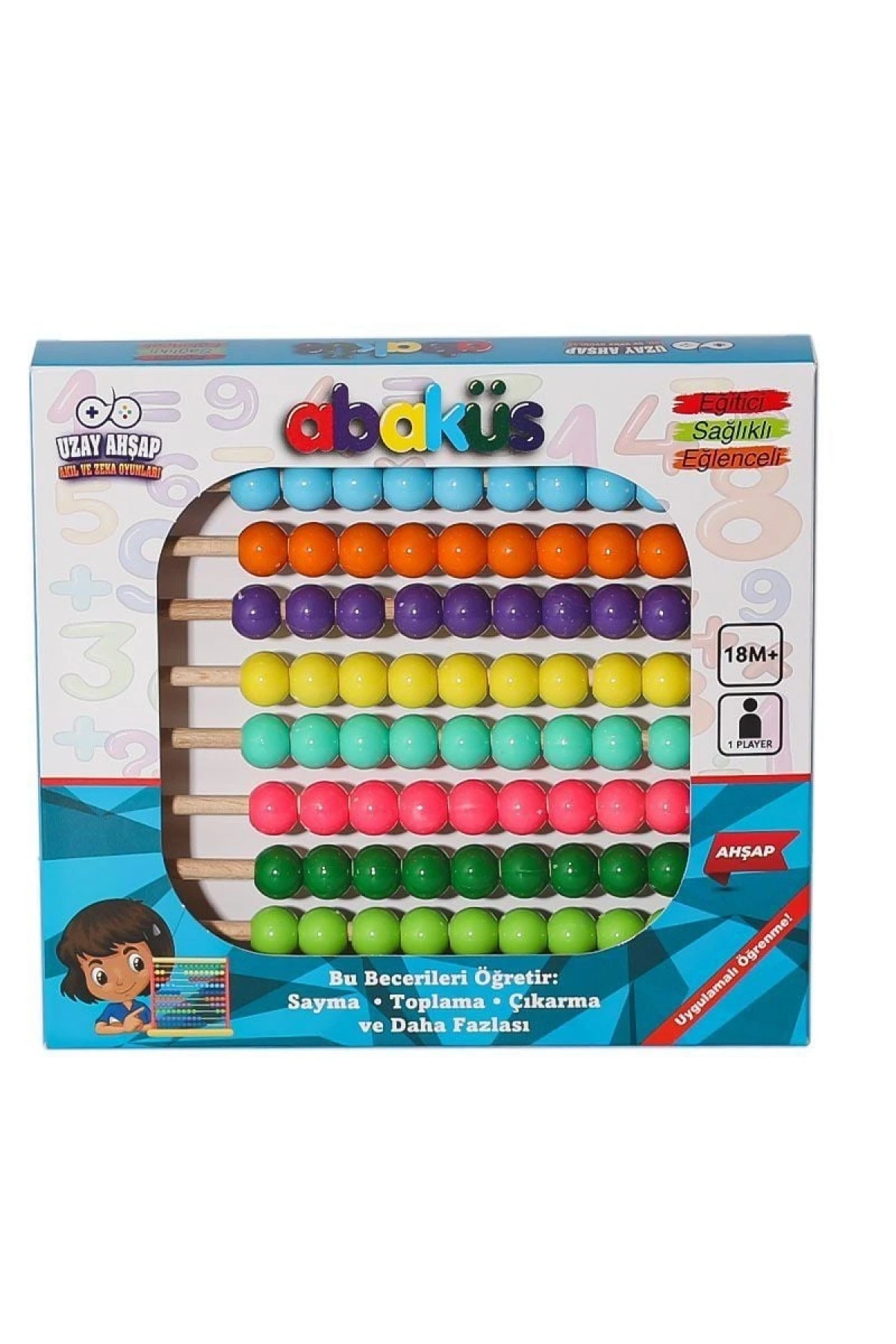 8455 AHŞAP AYAKSIZ ABAKÜS