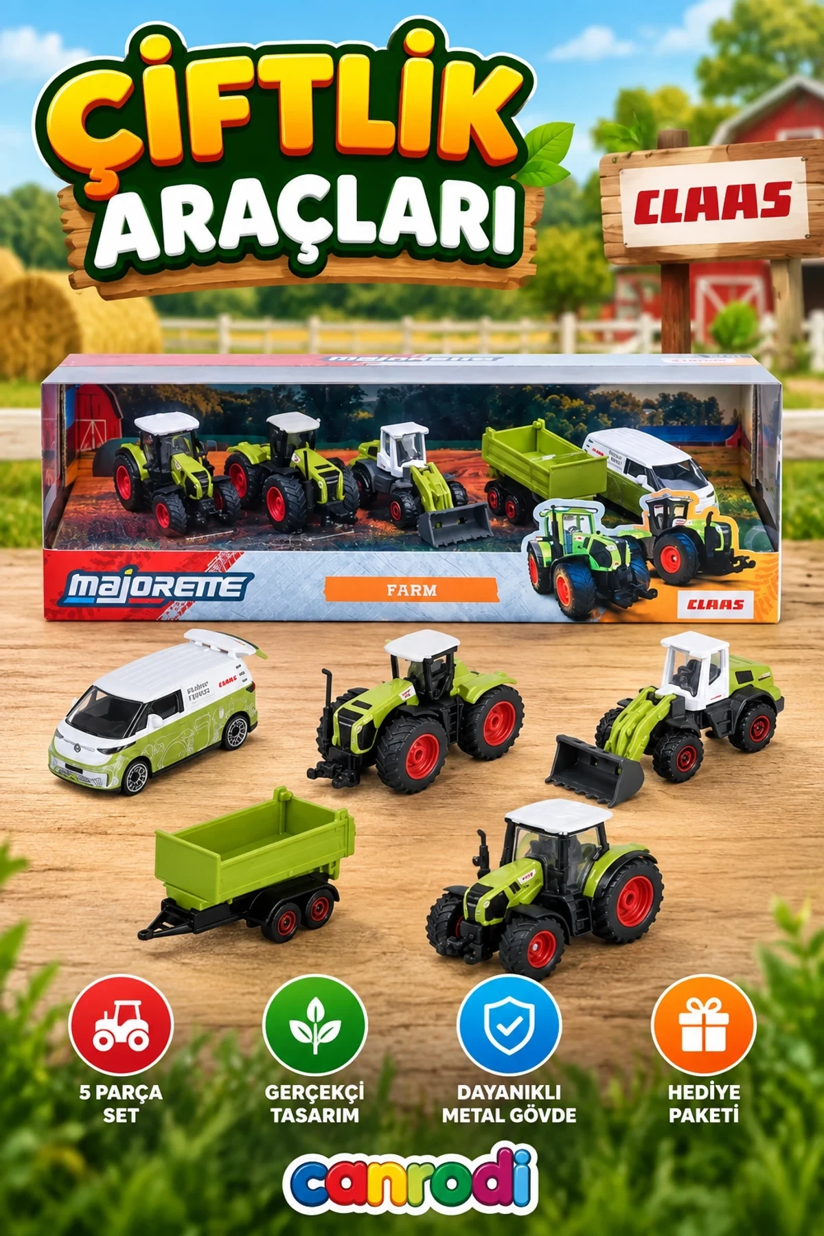 8503105002 Claas Farm 5 Pieces Giftpack