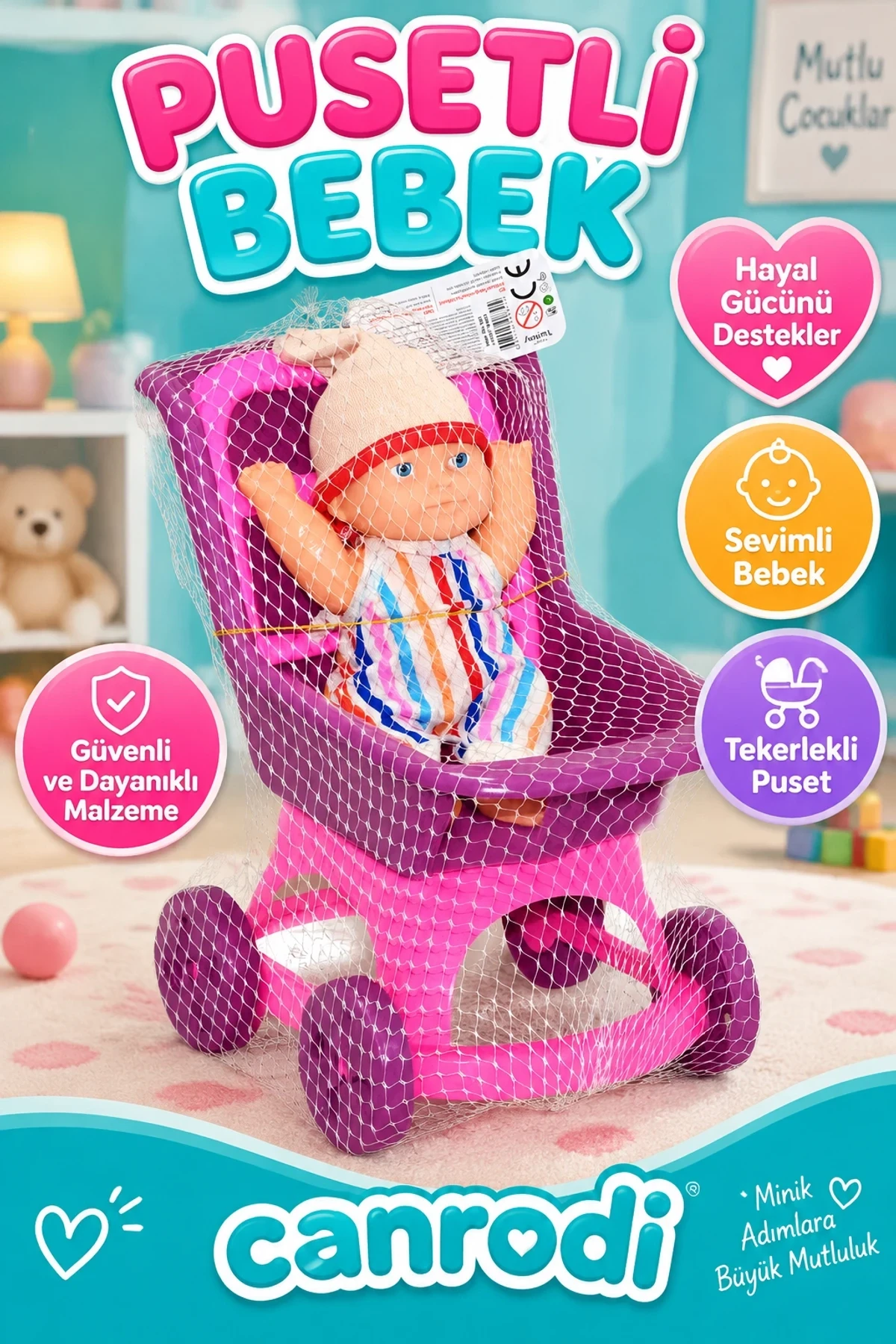 851 PUSETLİ BEBEK