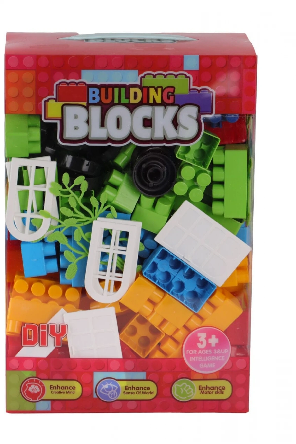 911 AGH RENKLİ KUTUDA 130 PARÇA BLOK
