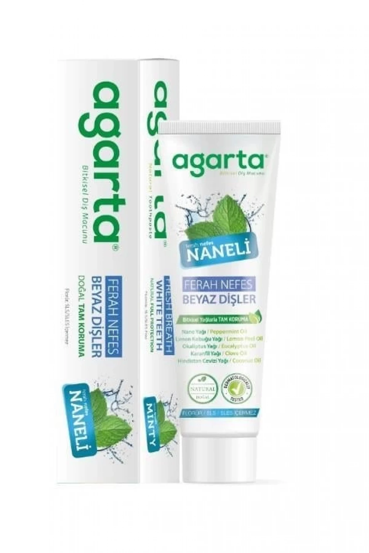 Agarta Doğal Diş Macunu 100 Ml Nane Özlü