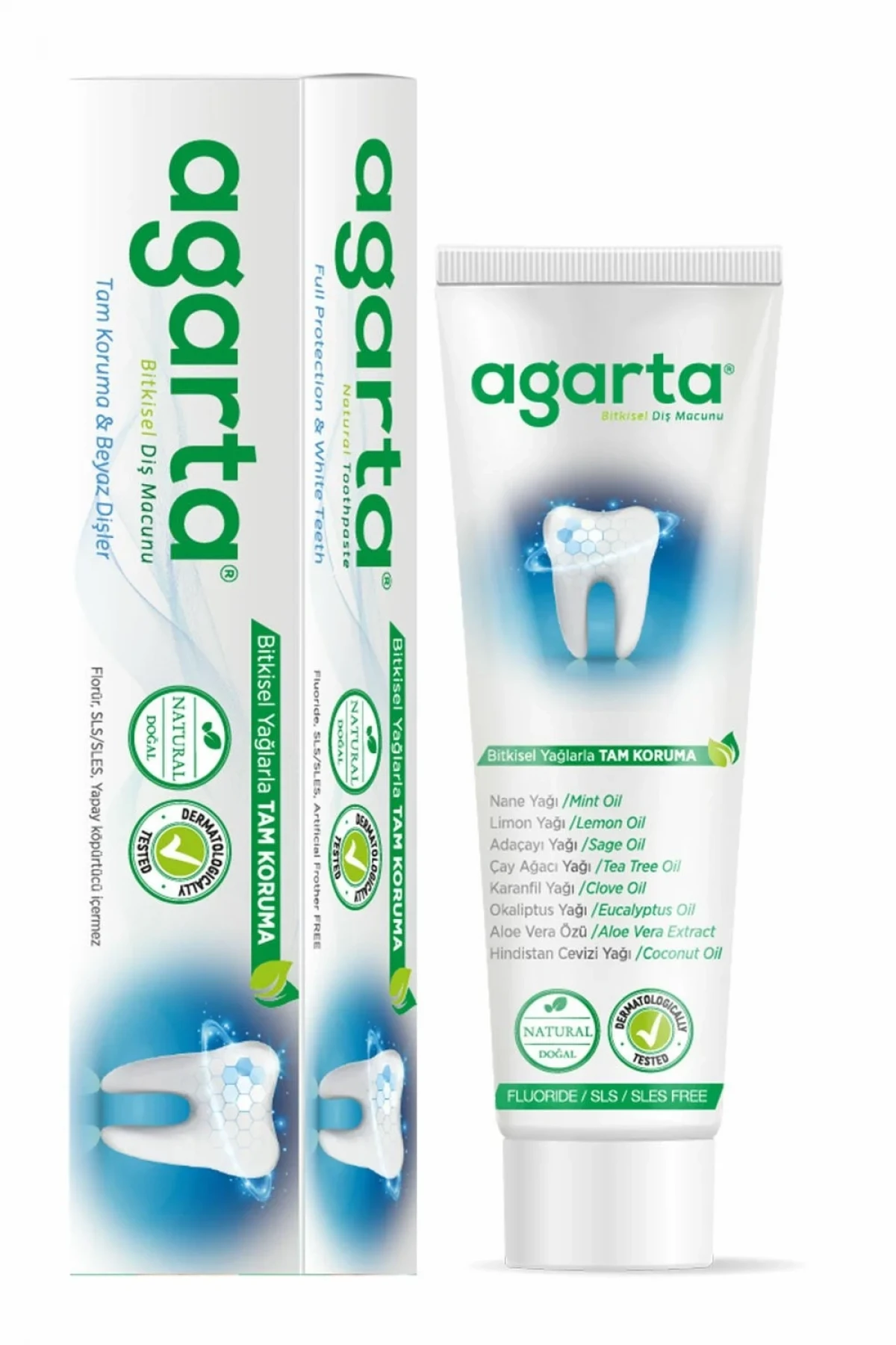 Agarta Doğal Diş Macunu 100 Ml Bitki Özlü