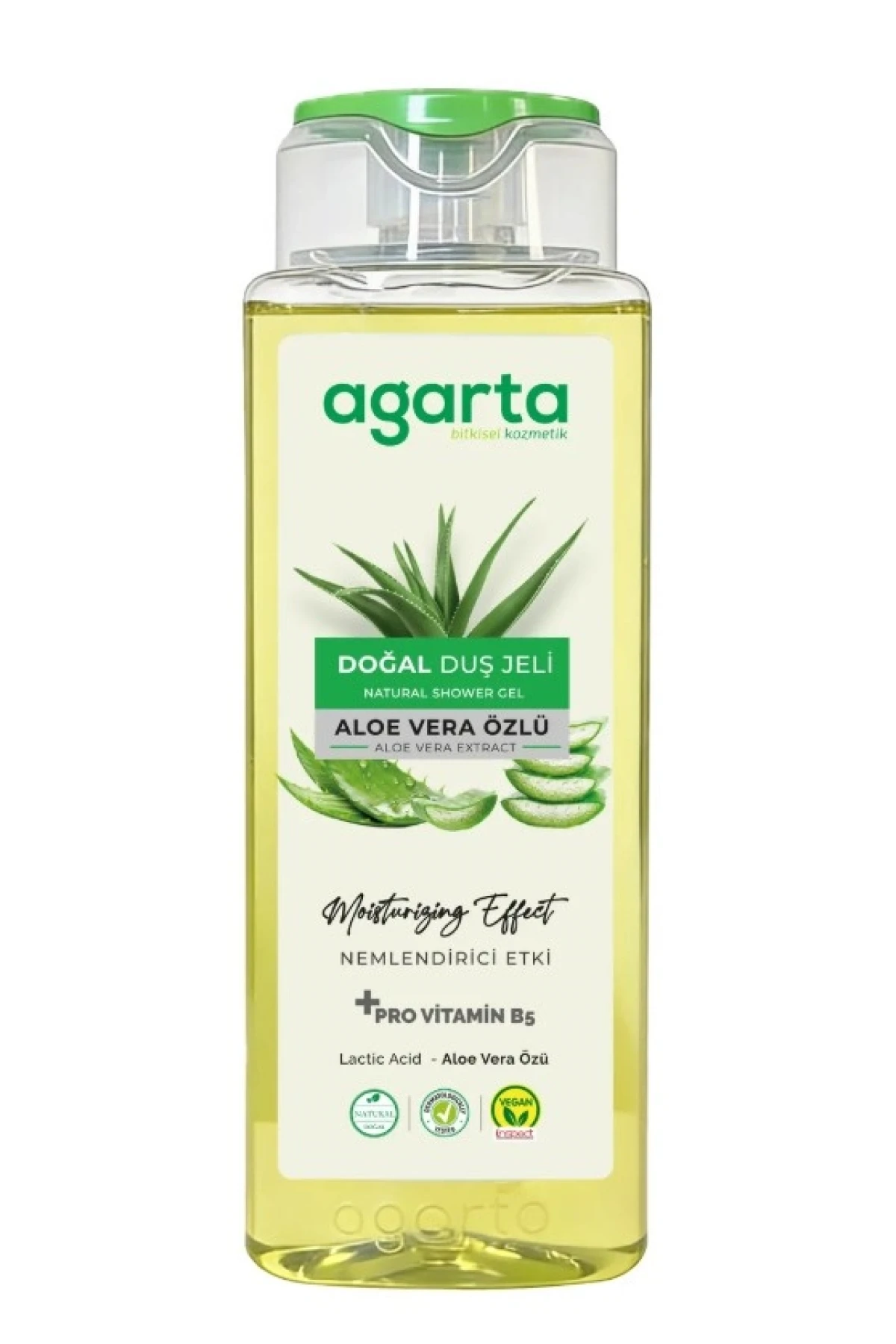 Agarta Doğal Duş Jeli 400 Ml Aloe Vera