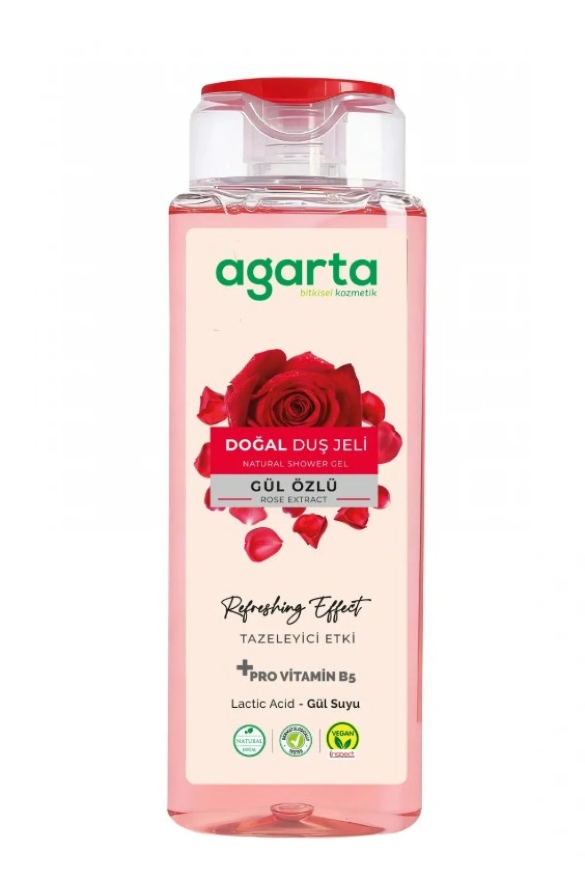 Agarta Doğal Duş Jeli 400 Ml Gül